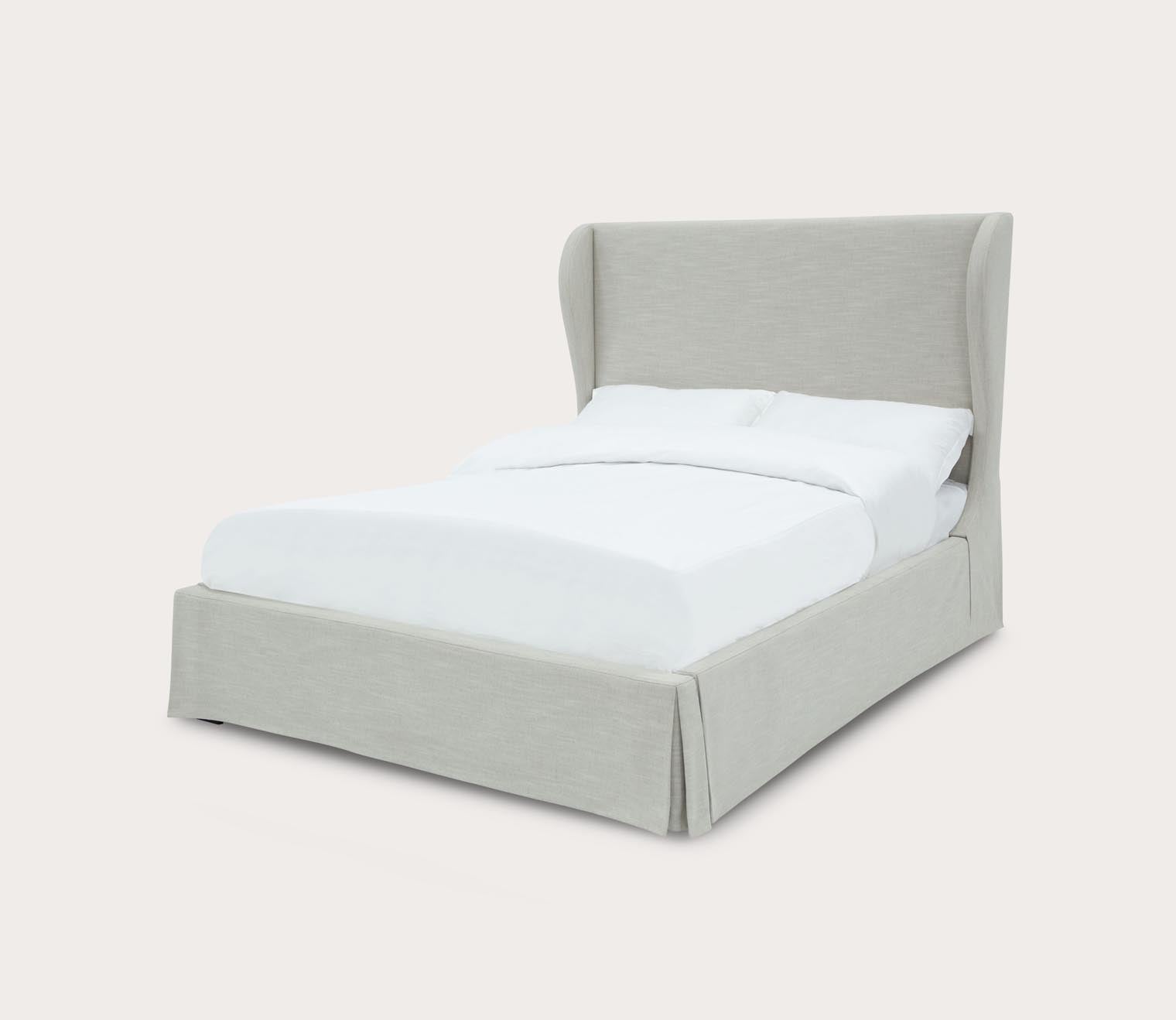 Modus Furniture Hera Upholstered Skirted Panel Bed 5 Modus Furniture Hera Upholstered Skirted Panel Bed
