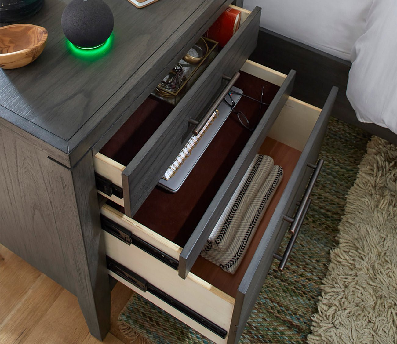 Aspen Home Preston 2-Drawer Nightstand 3 Aspen Home Preston 2-Drawer Nightstand