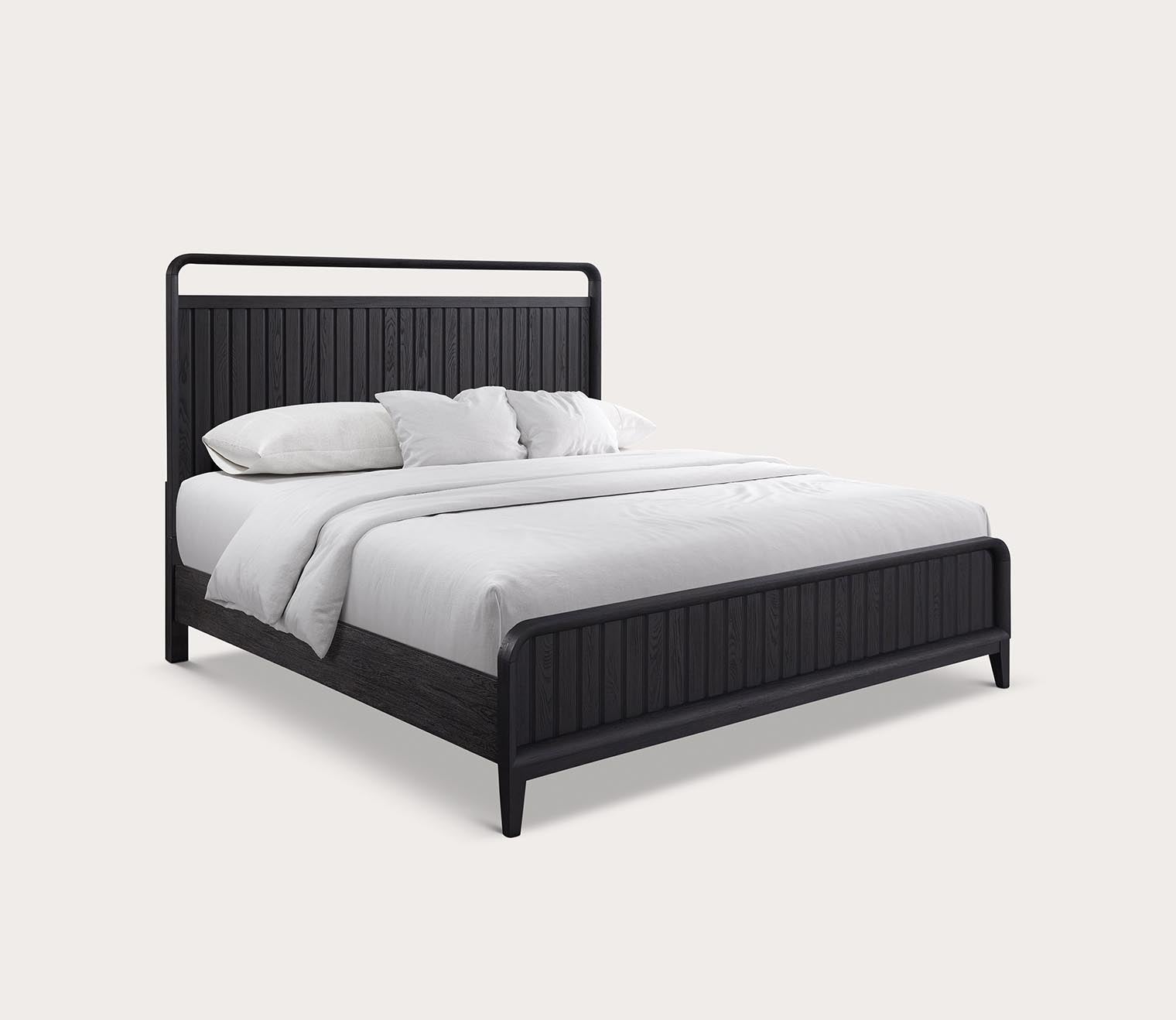 Elure Wood Open Panel Bed 3 Elure Wood Open Panel Bed