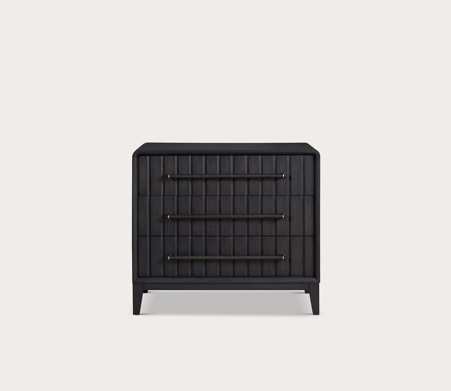 Elure Slatted Wood Bachelor Chest 3 Elure Slatted Wood Bachelor Chest
