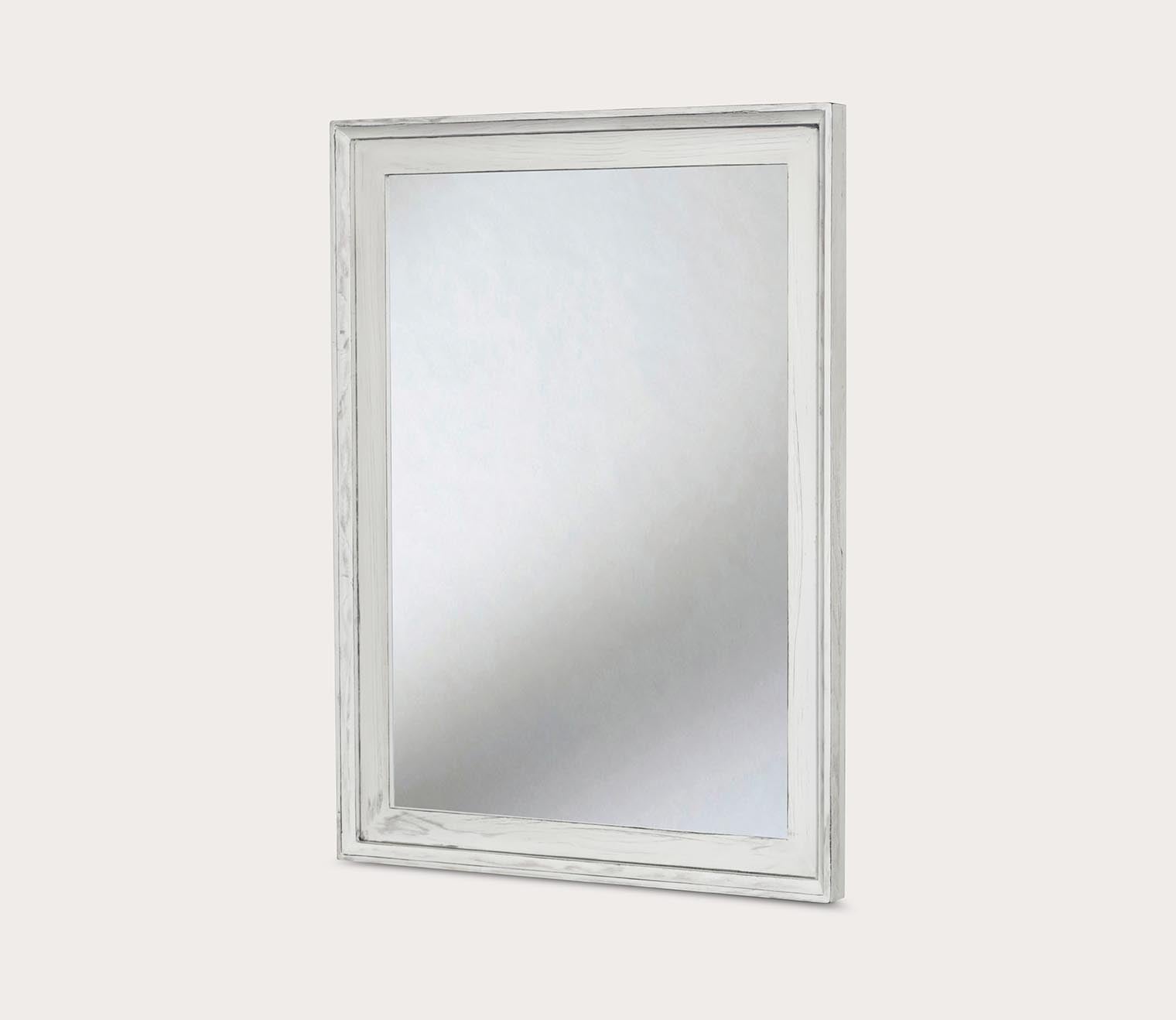 Sea Winds Trading Picket Fence Solid Wood Frame Mirror