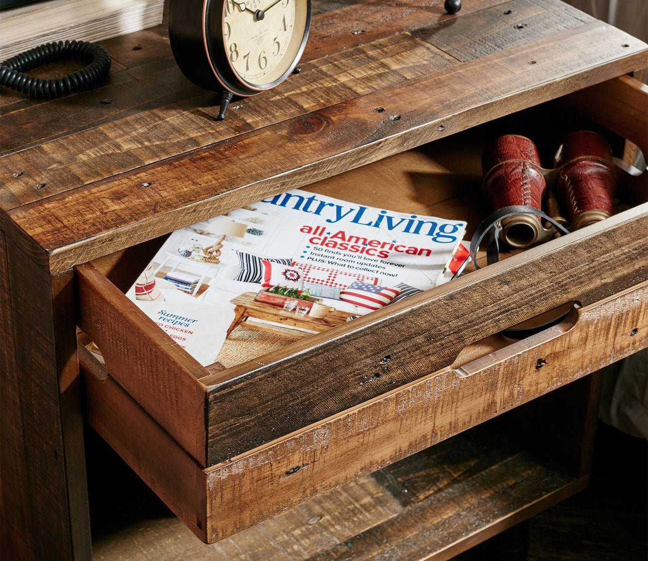 Ink & Ivy Renu 1-Drawer Solid Wood Nightstand 3 Ink & Ivy Renu 1-Drawer Solid Wood Nightstand