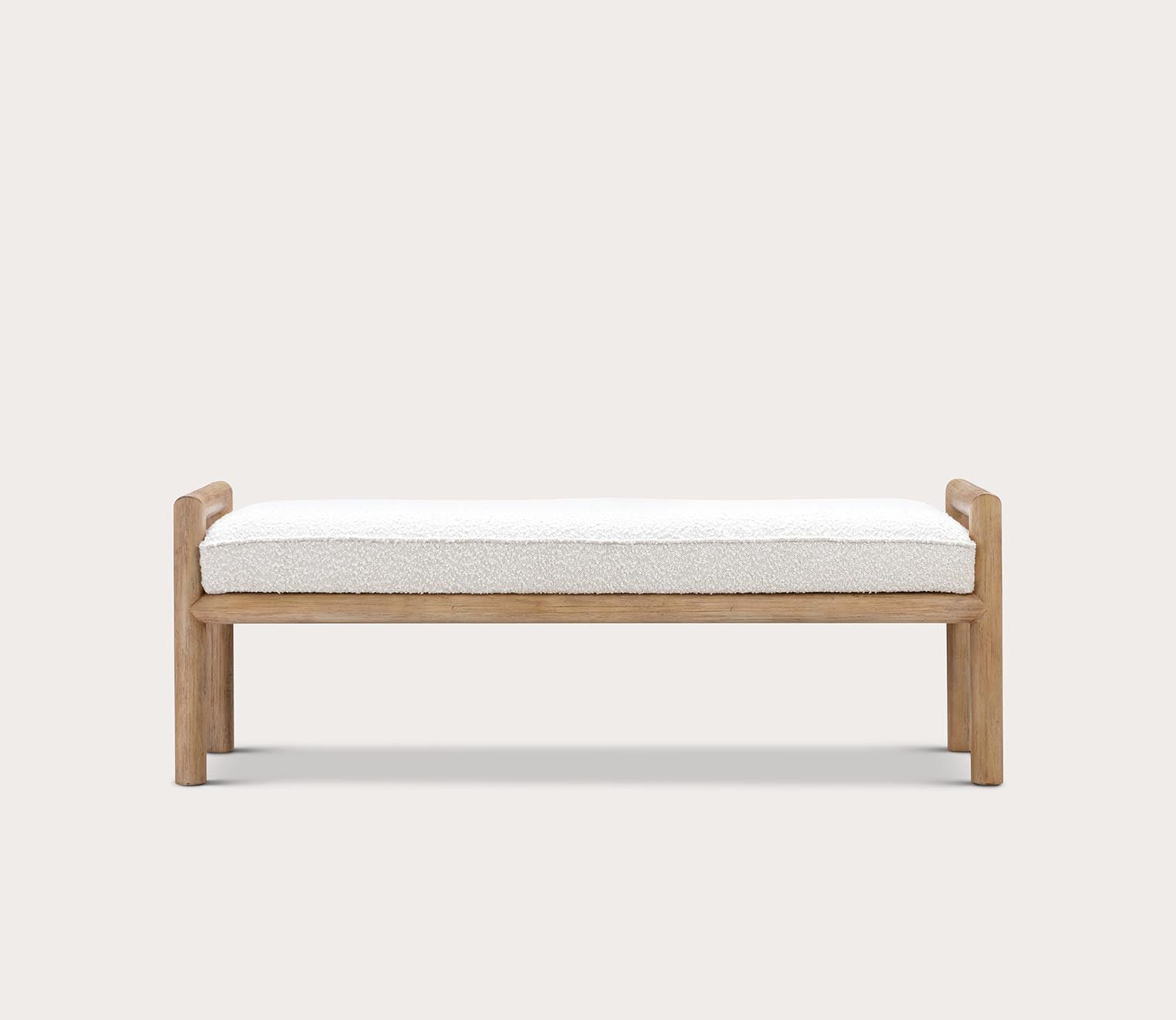 Dorsey Boucle Upholstered Accent Bench 3 Dorsey Boucle Upholstered Accent Bench