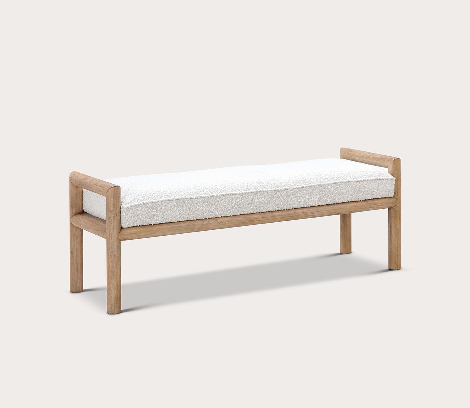 Dorsey Boucle Upholstered Accent Bench 4 Dorsey Boucle Upholstered Accent Bench