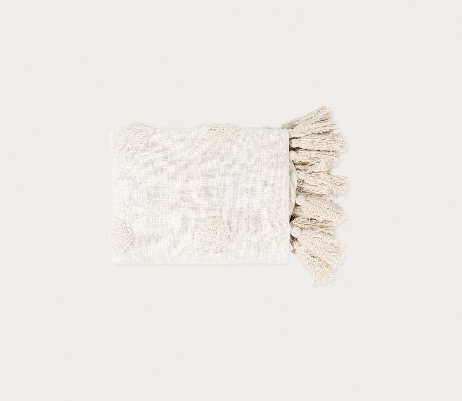 Surya Dove Throw Blanket