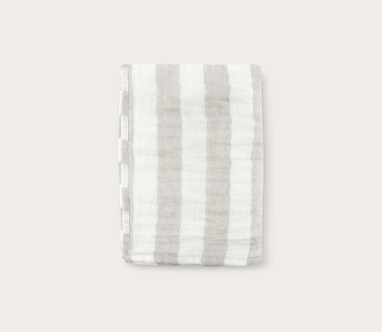 Villa by Classic Home Atwater Ivory Natural Throw Blanket