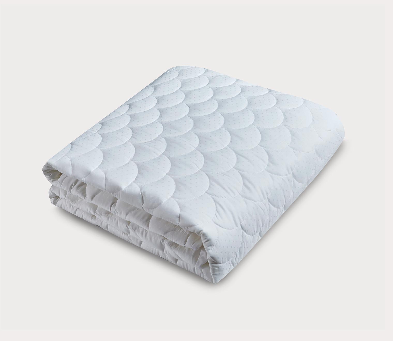 Blue Ridge Home Damask Dot Cotton Top Mattress Pad 3 Blue Ridge Home Damask Dot Cotton Top Mattress Pad