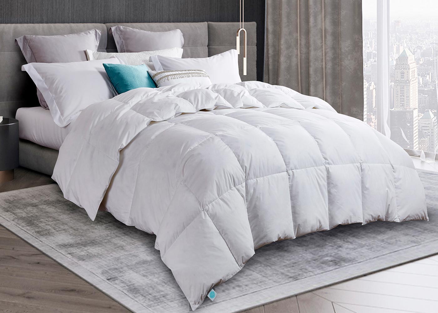 Martha Stewart White Goose Down and Feather Comforter
