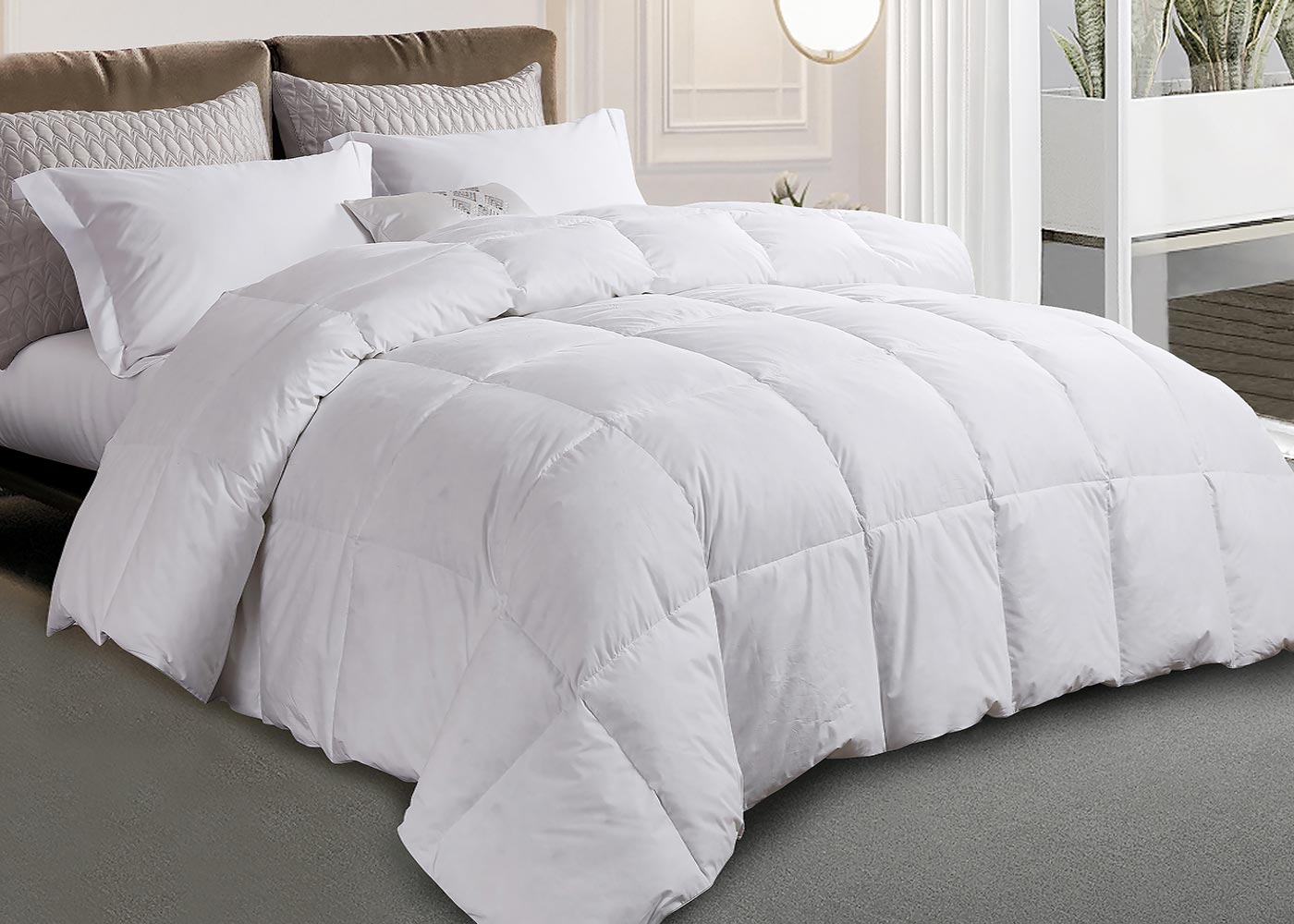 Martha Stewart White Goose Feather and Down Comforter