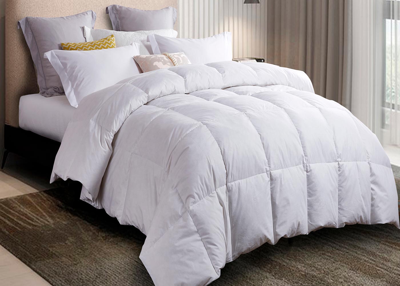 Martha Stewart White Feather and Down Comforter