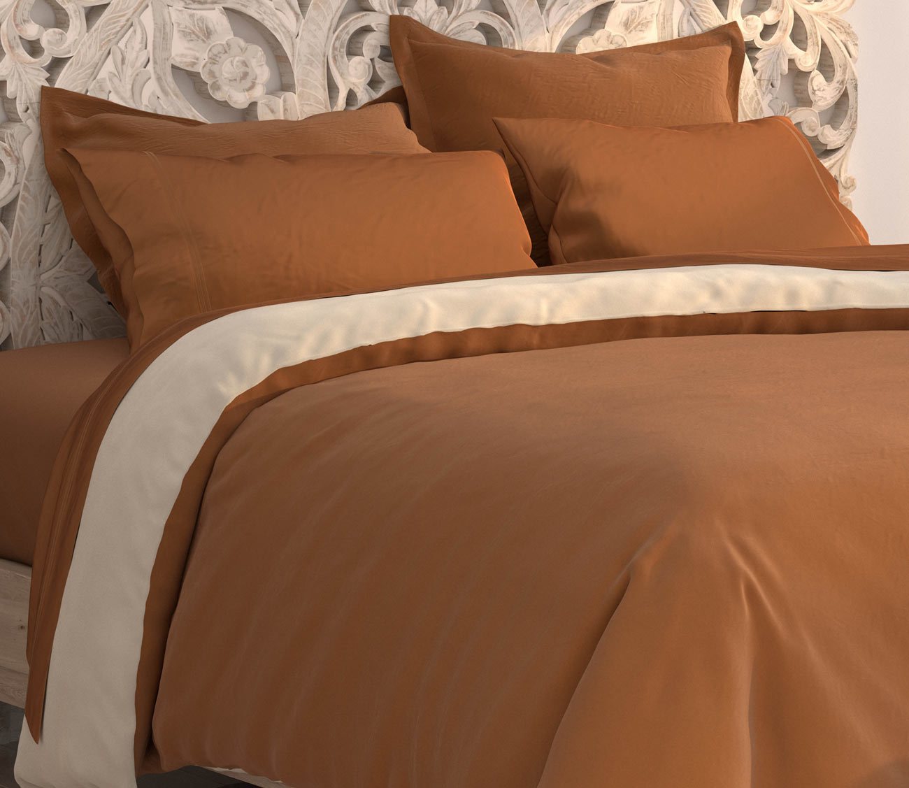 PureCare Soft Touch Bamboo Reversible Duvet Cover and Sham Set Separates 13 PureCare Soft Touch Bamboo Reversible Duvet Cover and Sham Set Separates