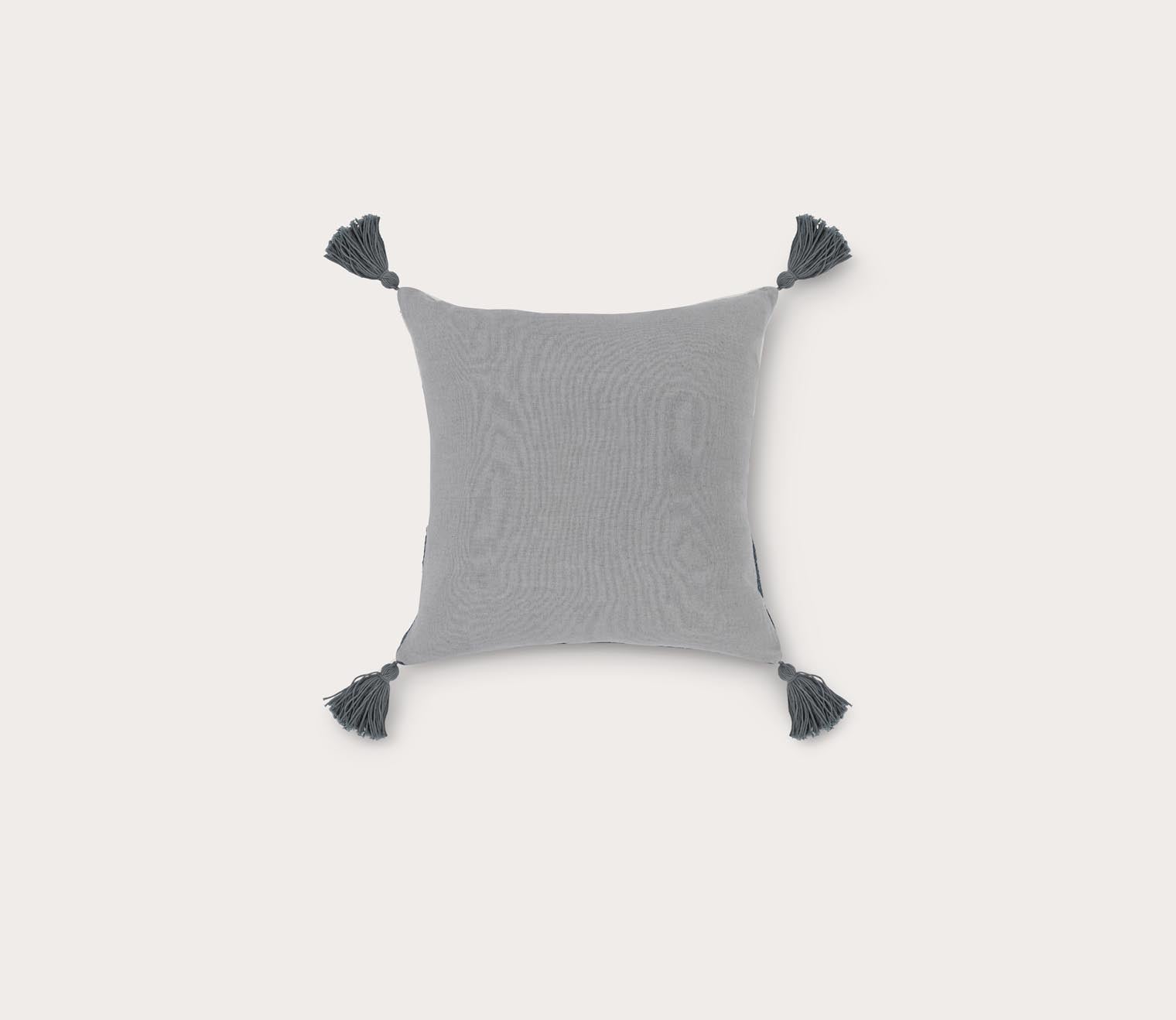 Villa by Classic Home Carve Sea Fog Blue Ivory Throw Pillow 5 Villa by Classic Home Carve Sea Fog Blue Ivory Throw Pillow