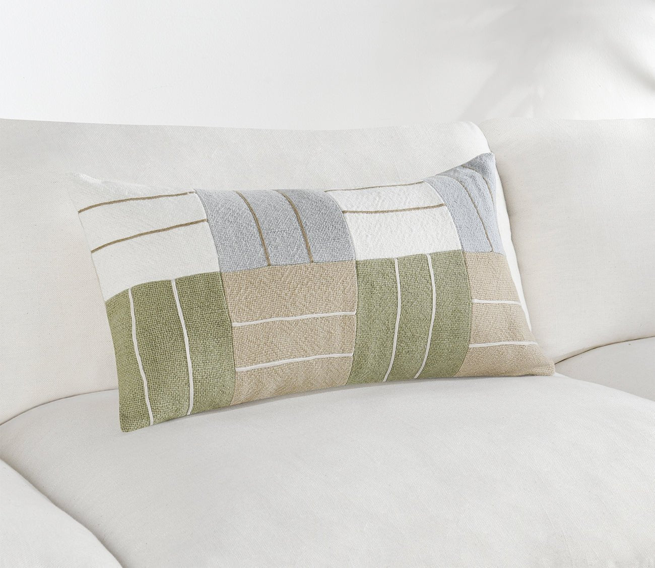 Villa by Classic Home Niya Wheat Green Multi Throw Pillow 4 Villa by Classic Home Niya Wheat Green Multi Throw Pillow