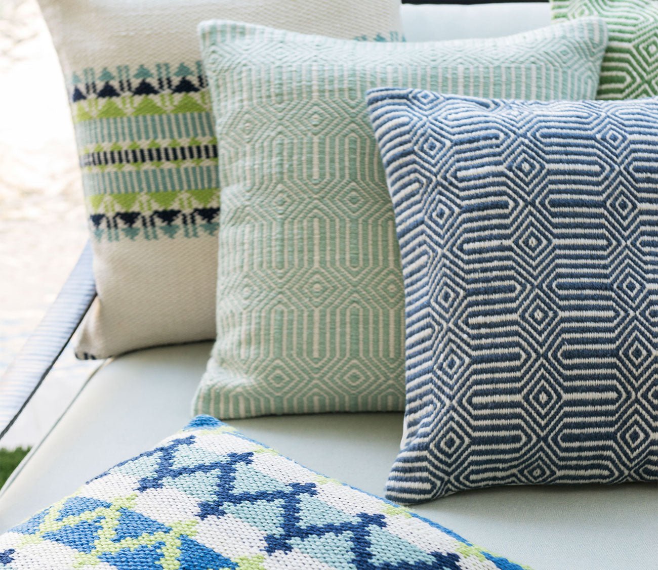 Loloi Woven Geo Throw Pillow Set of 2