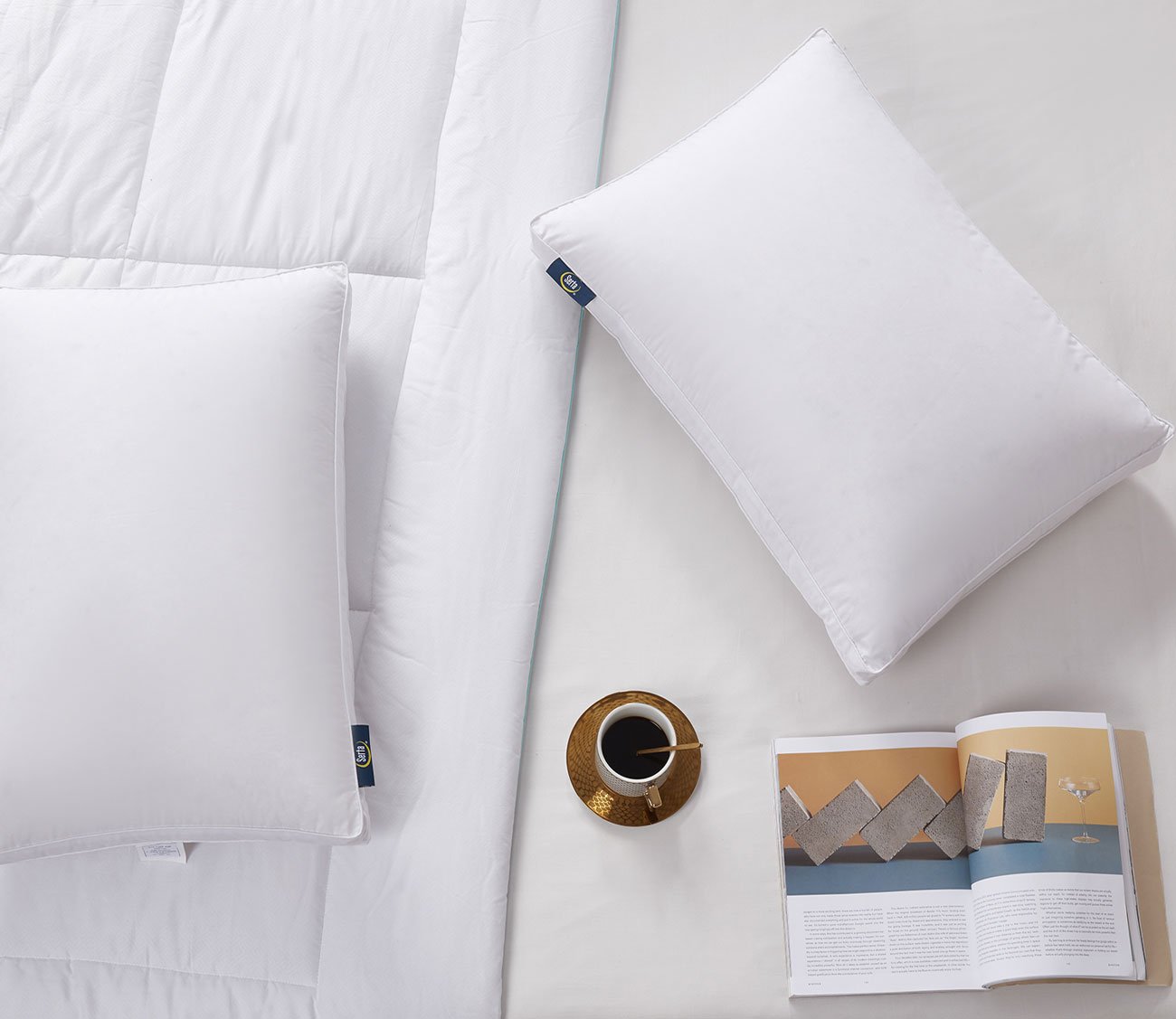Serta Tencel Cotton European Down Pillow 4 Serta Tencel Cotton European Down Pillow