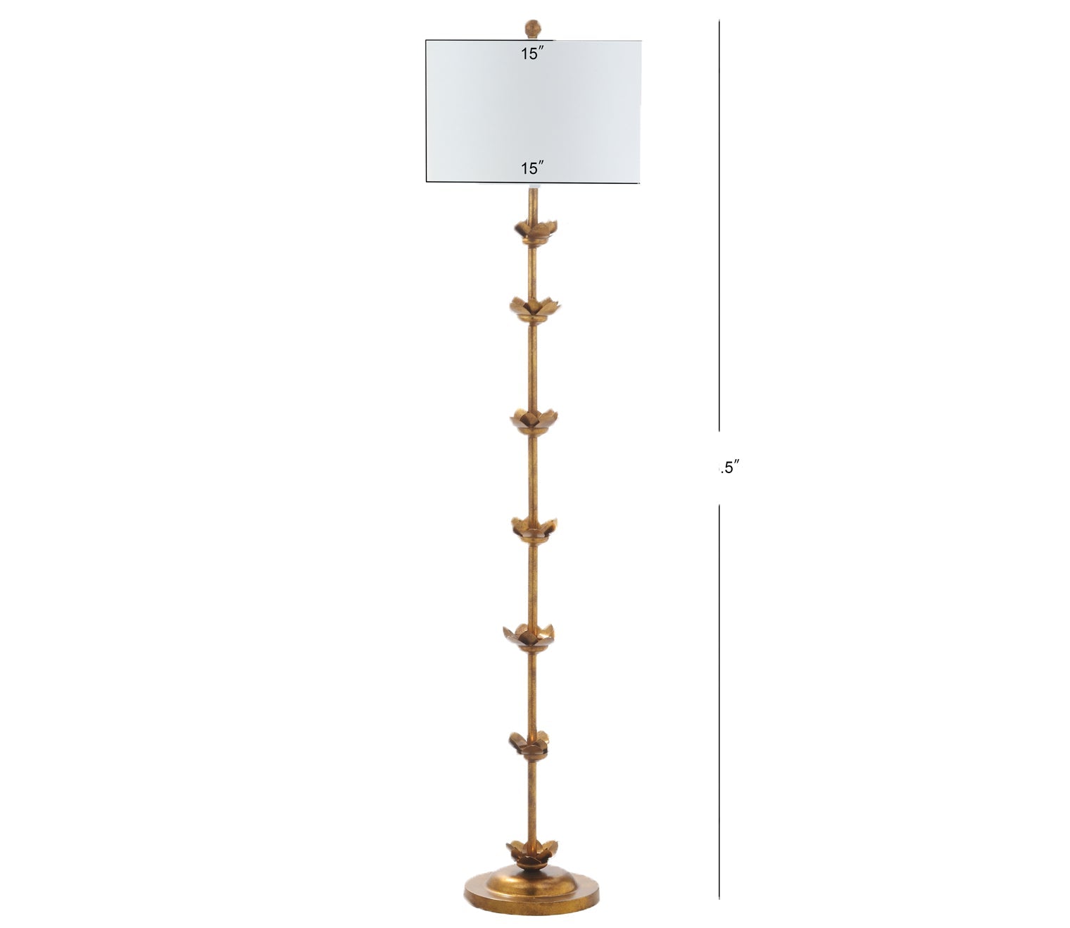 Landen Gold Floor Lamp 3 Landen Gold Floor Lamp
