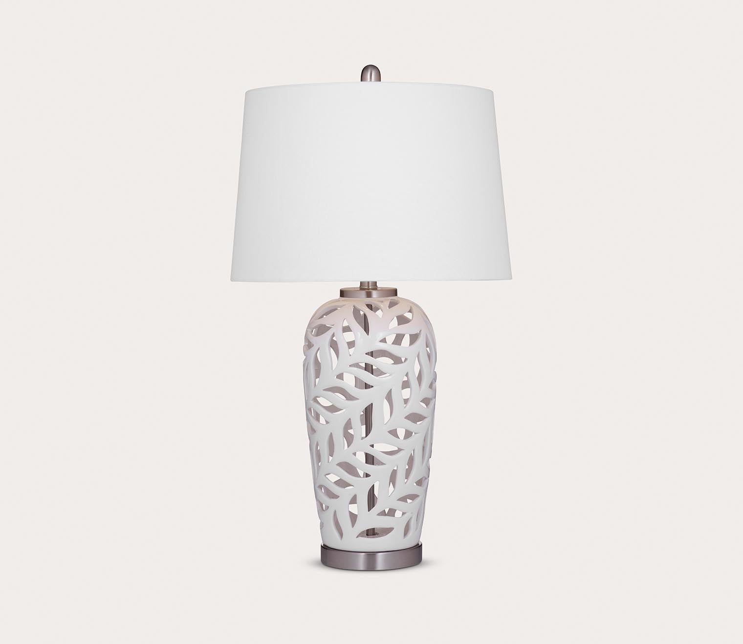 Bassett Mirror Willow Ceramic Table Lamp