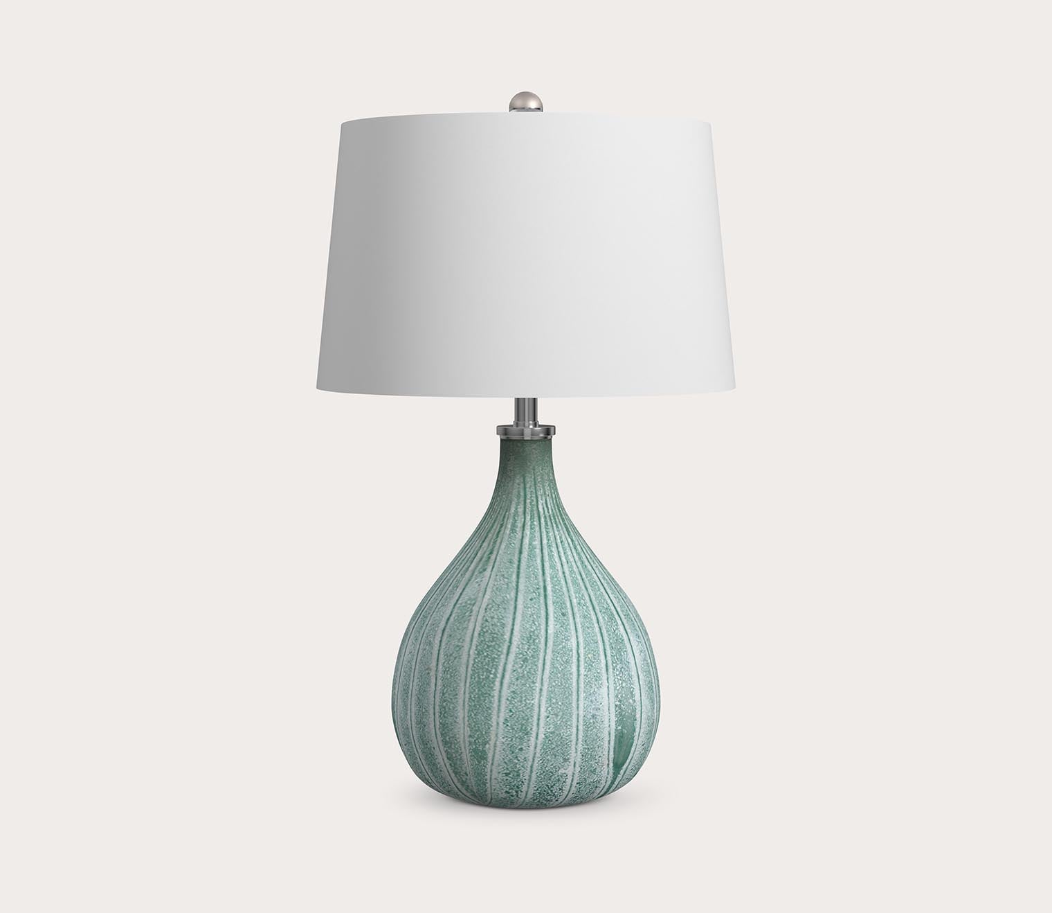 Bassett Mirror Nassau Glass Table Lamp