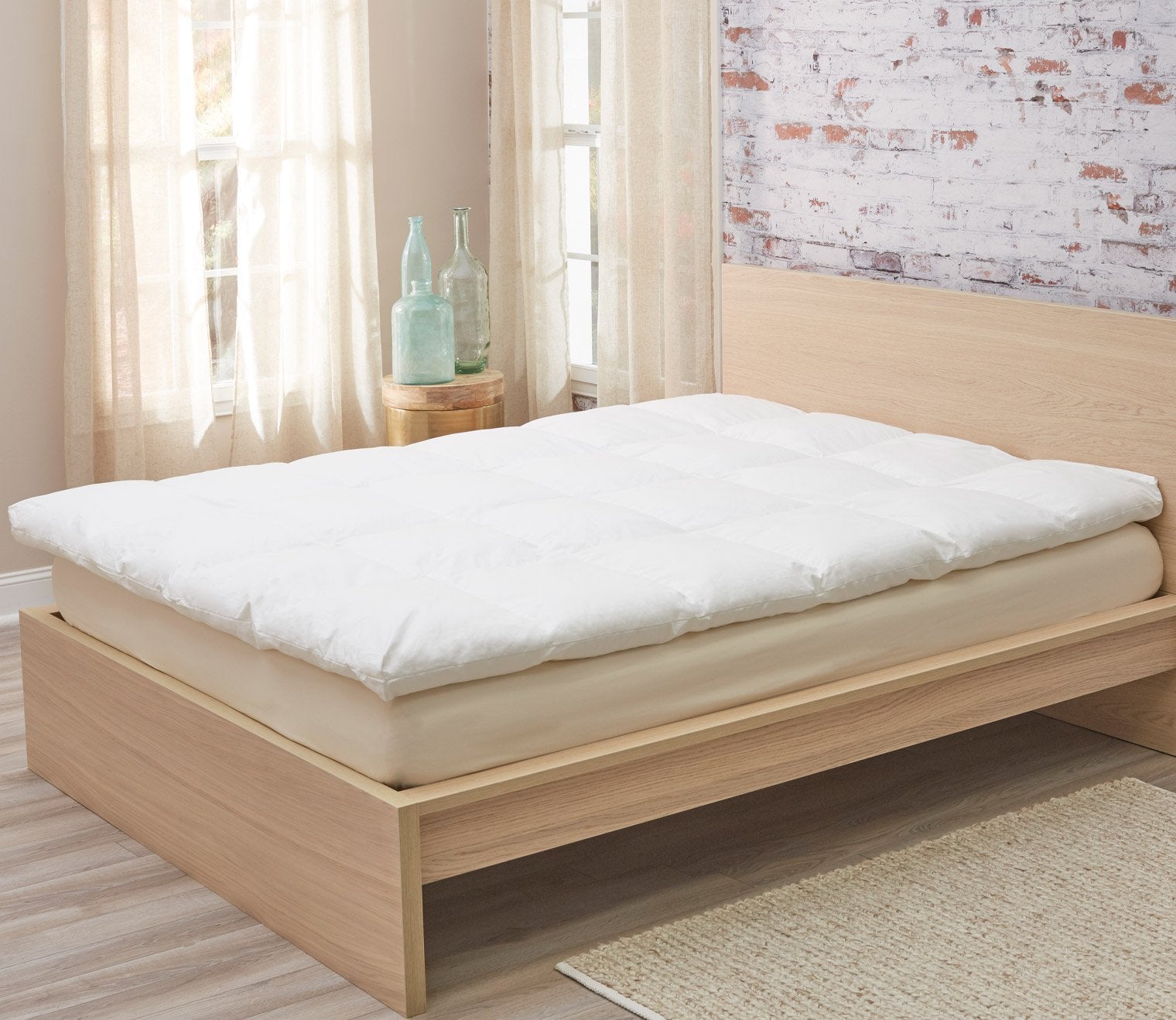 Down Decor Down Alternative Fiber Bed Topper