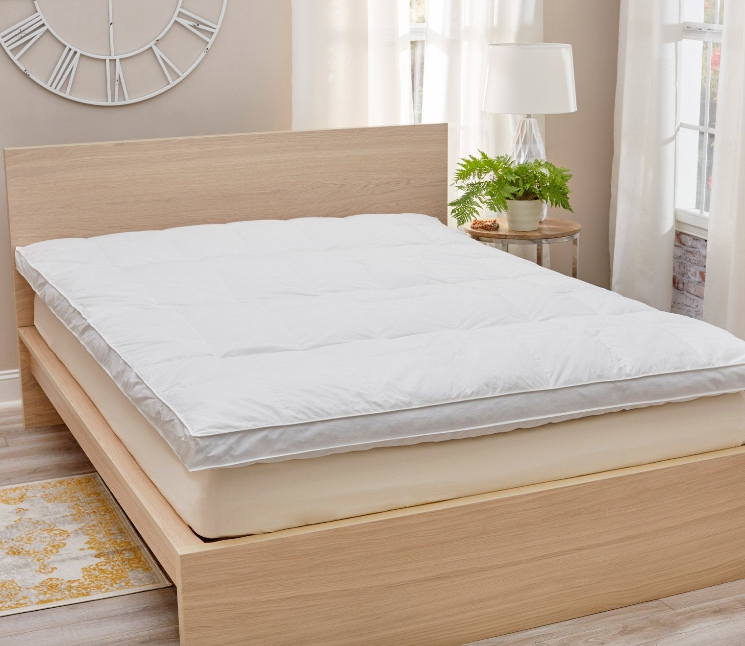 Down Decor Down Feather Bed Topper