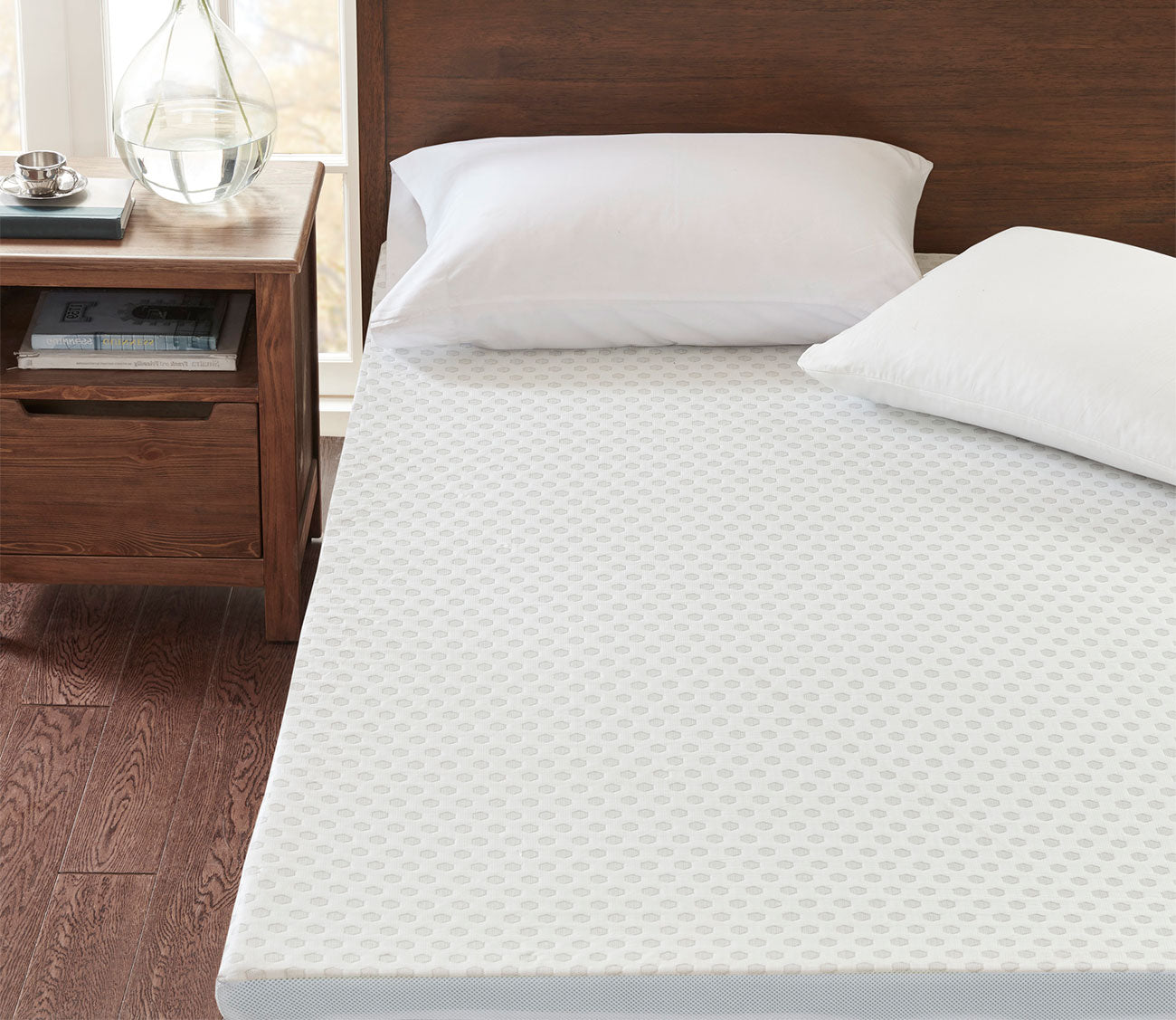 Sleep Philosophy 2-Inch Gel Memory Foam Cooling Mattress Topper