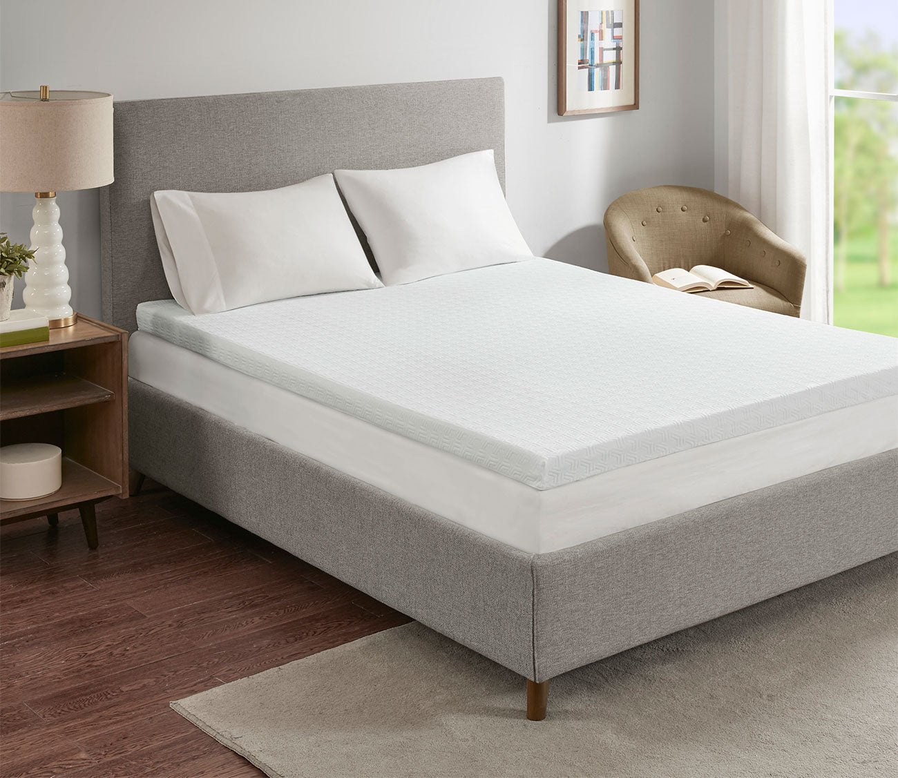 Sleep Philosophy 3-Inch Gel Memory Foam 3M Mattress Topper