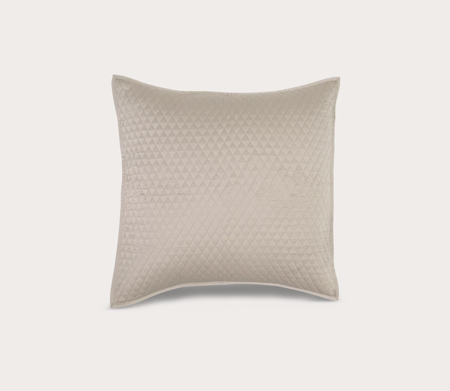 Villa by Classic Home Diamond Pebble Sateen Quilted Pillow Sham 3 Villa by Classic Home Diamond Pebble Sateen Quilted Pillow Sham