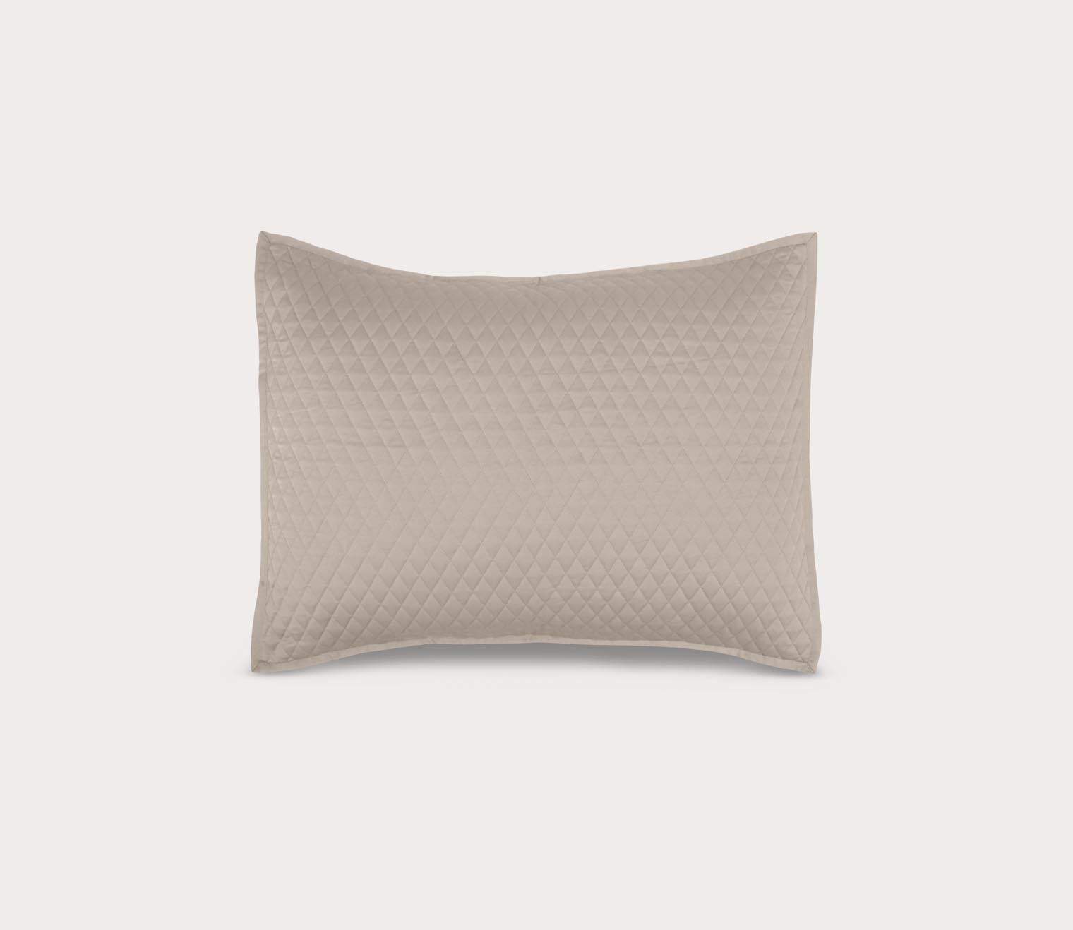 Villa by Classic Home Diamond Pebble Sateen Quilted Pillow Sham 4 Villa by Classic Home Diamond Pebble Sateen Quilted Pillow Sham