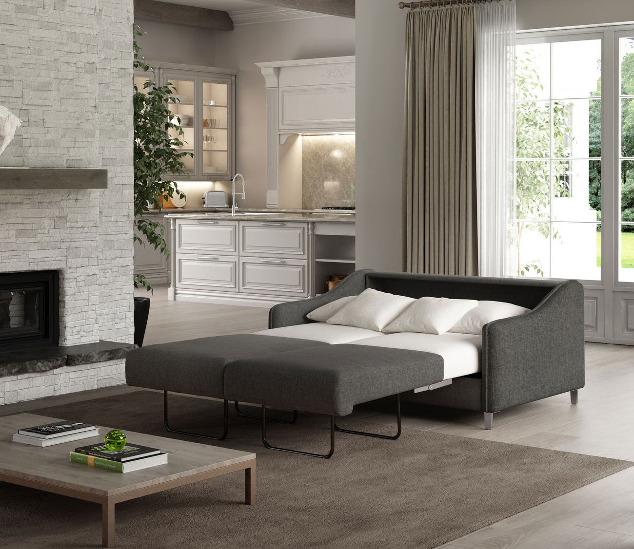 Luonto Ethos Full XL Sleeper Loveseat 5 Luonto Ethos Full XL Sleeper Loveseat