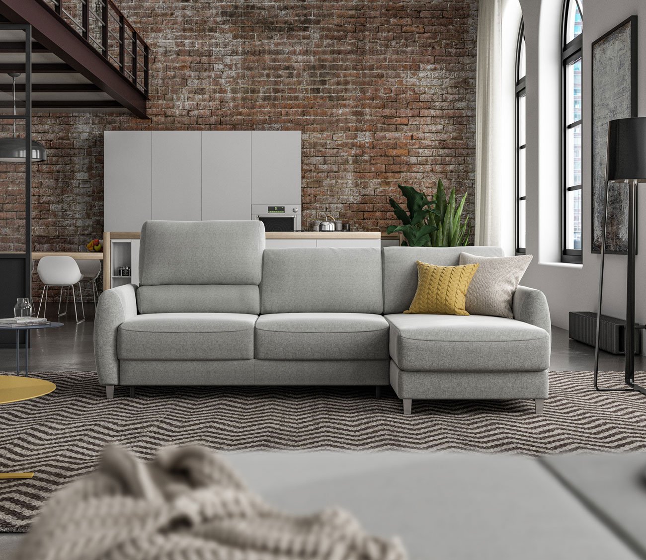 Luonto Delta Loveseat Chaise Sleeper Sofa