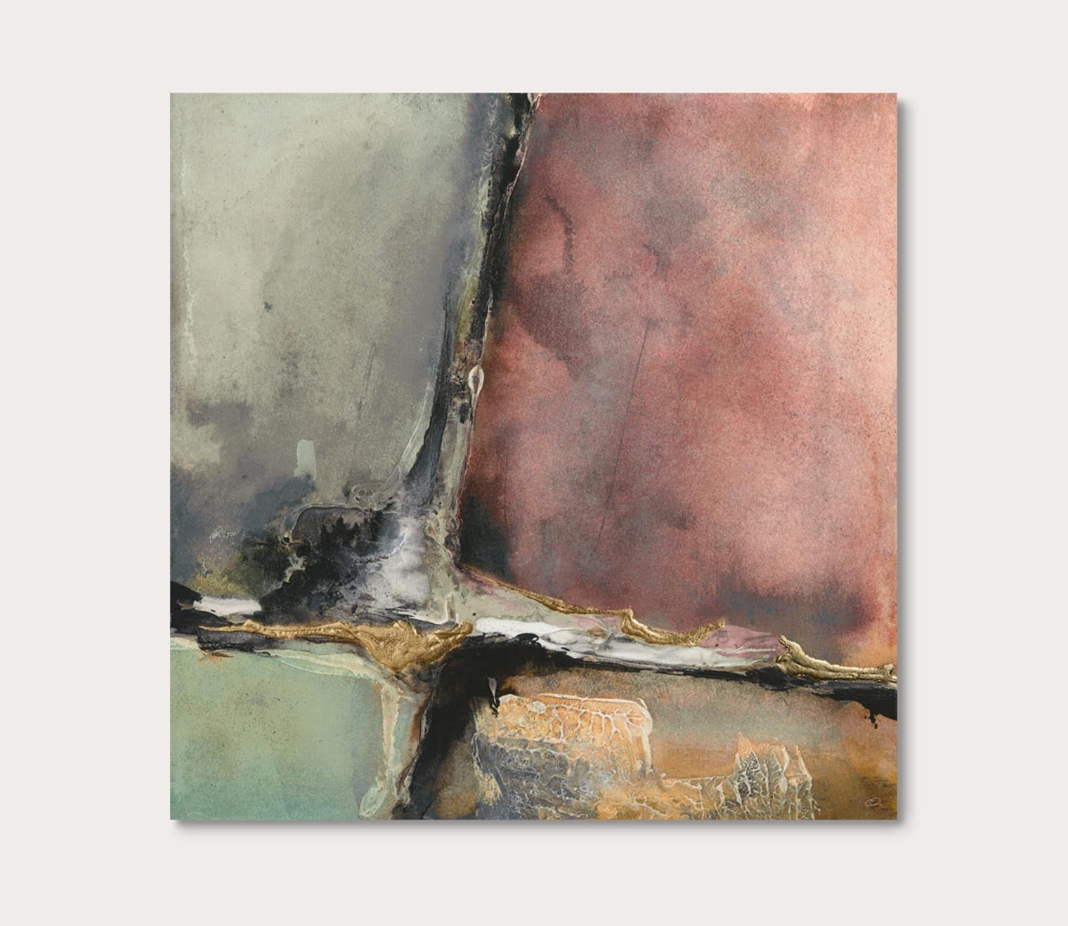 Grand Image Gilded Crevice 7 Canvas Digital Print