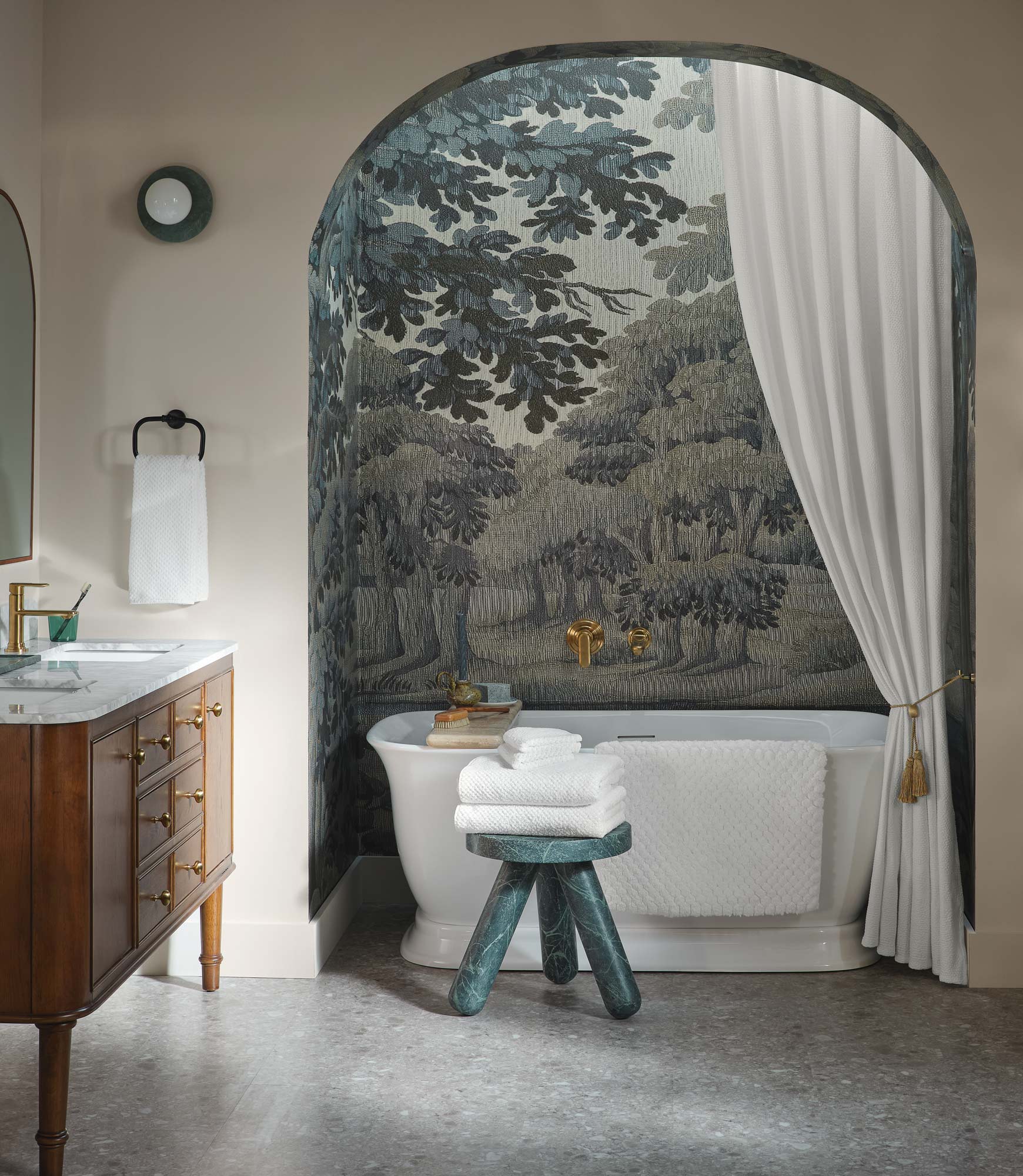Montauk Matelassé Shower Curtain 3 Montauk Matelassé Shower Curtain