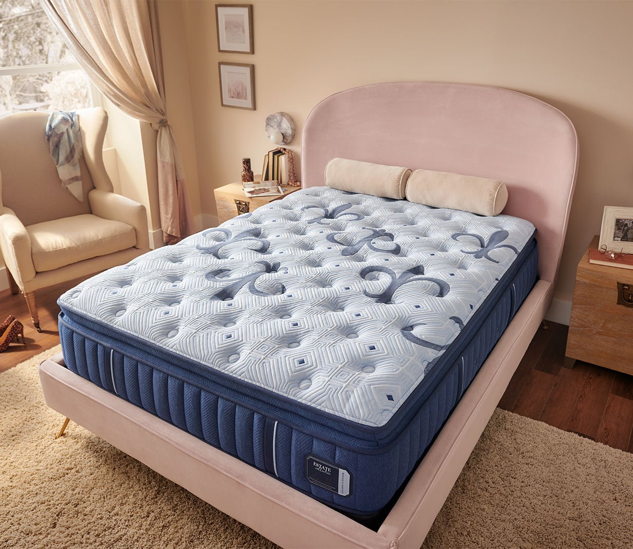 Stearns & Foster Estate Plush Euro Pillow Top Mattress