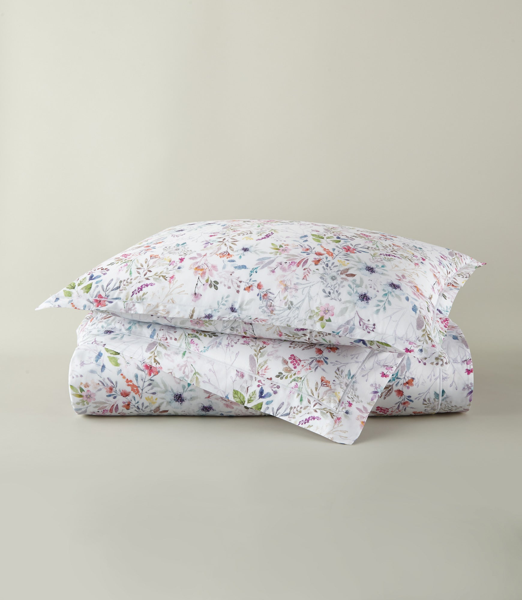Chloe Floral Percale Duvet Set