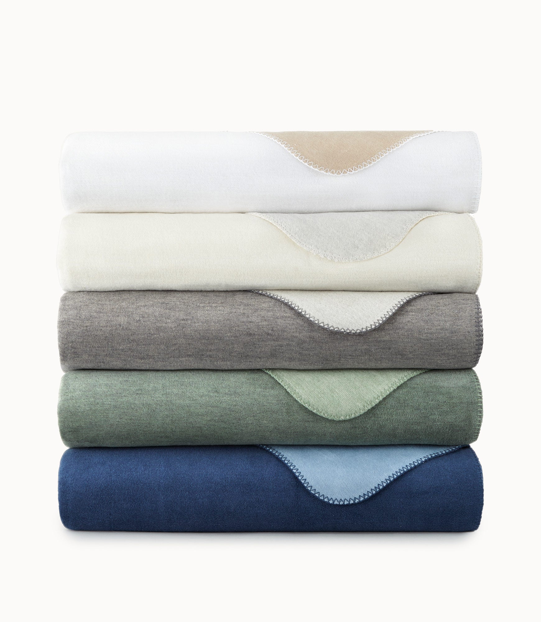Alta Reversible Cotton Blanket
