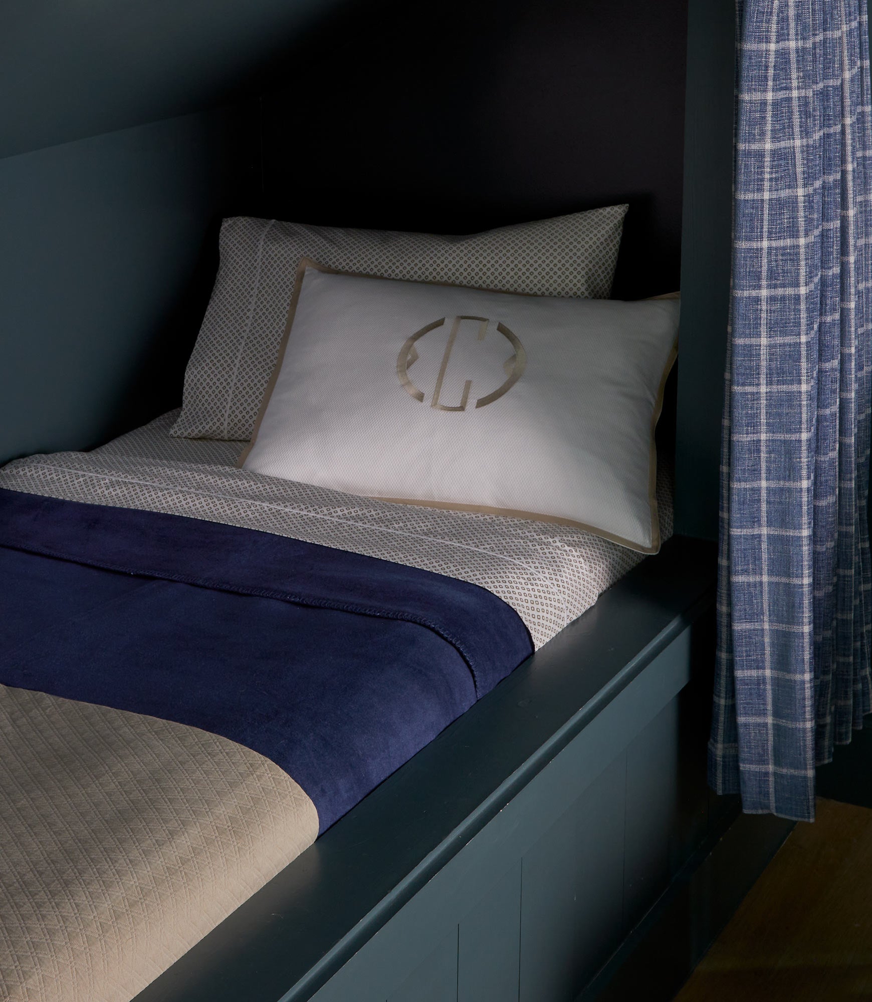 Emma Printed Sateen Flat Sheet 3 Emma Printed Sateen Sheet Set