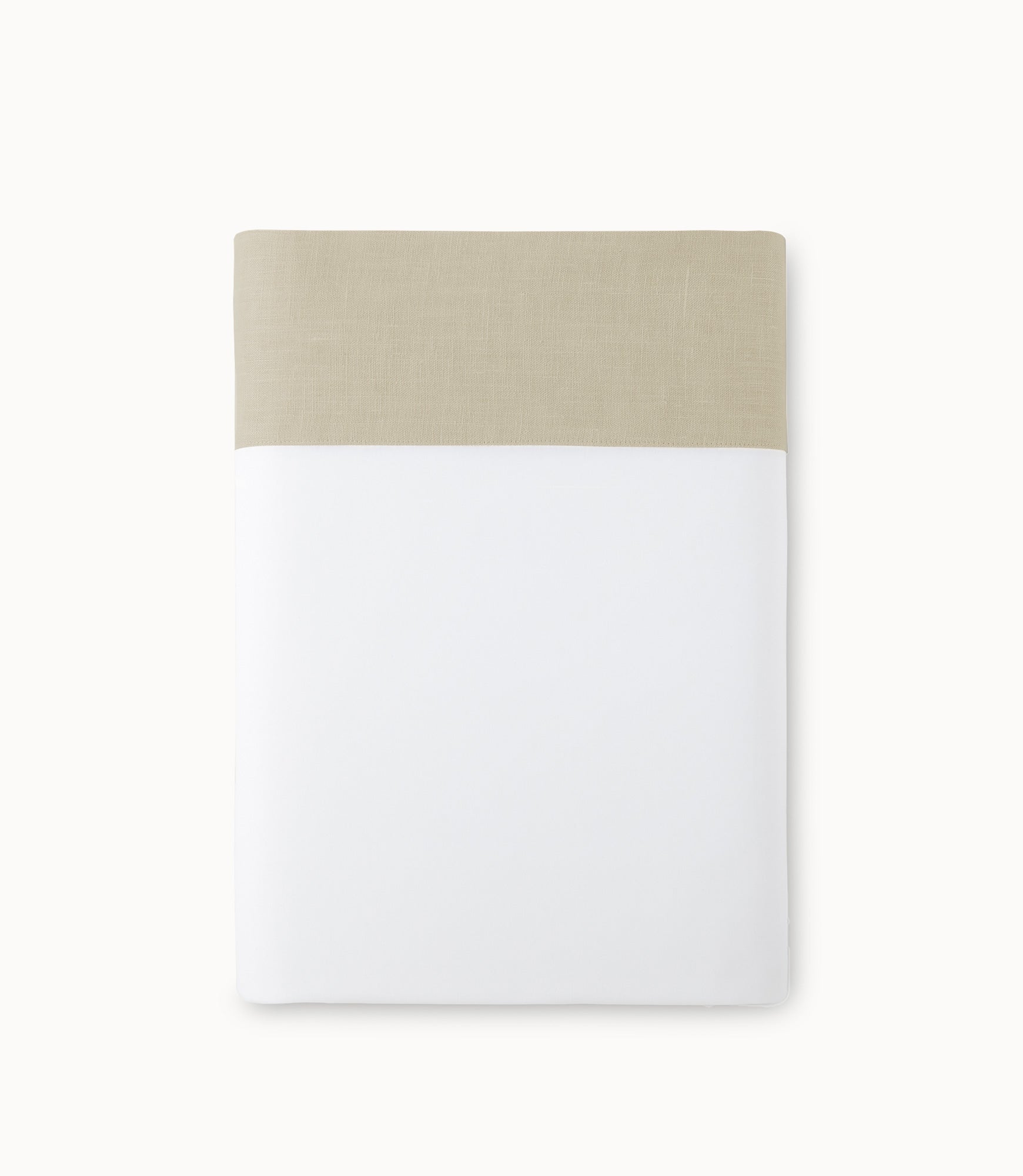 Mandalay Linen Cuff Flat Sheet