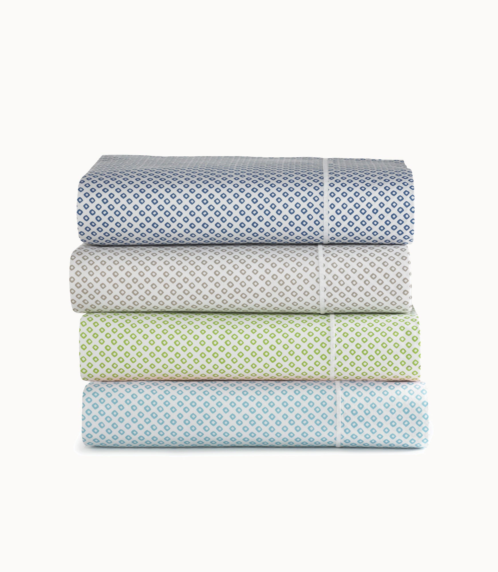 Emma Printed Sateen Flat Sheet 4 Emma Printed Sateen Flat Sheet