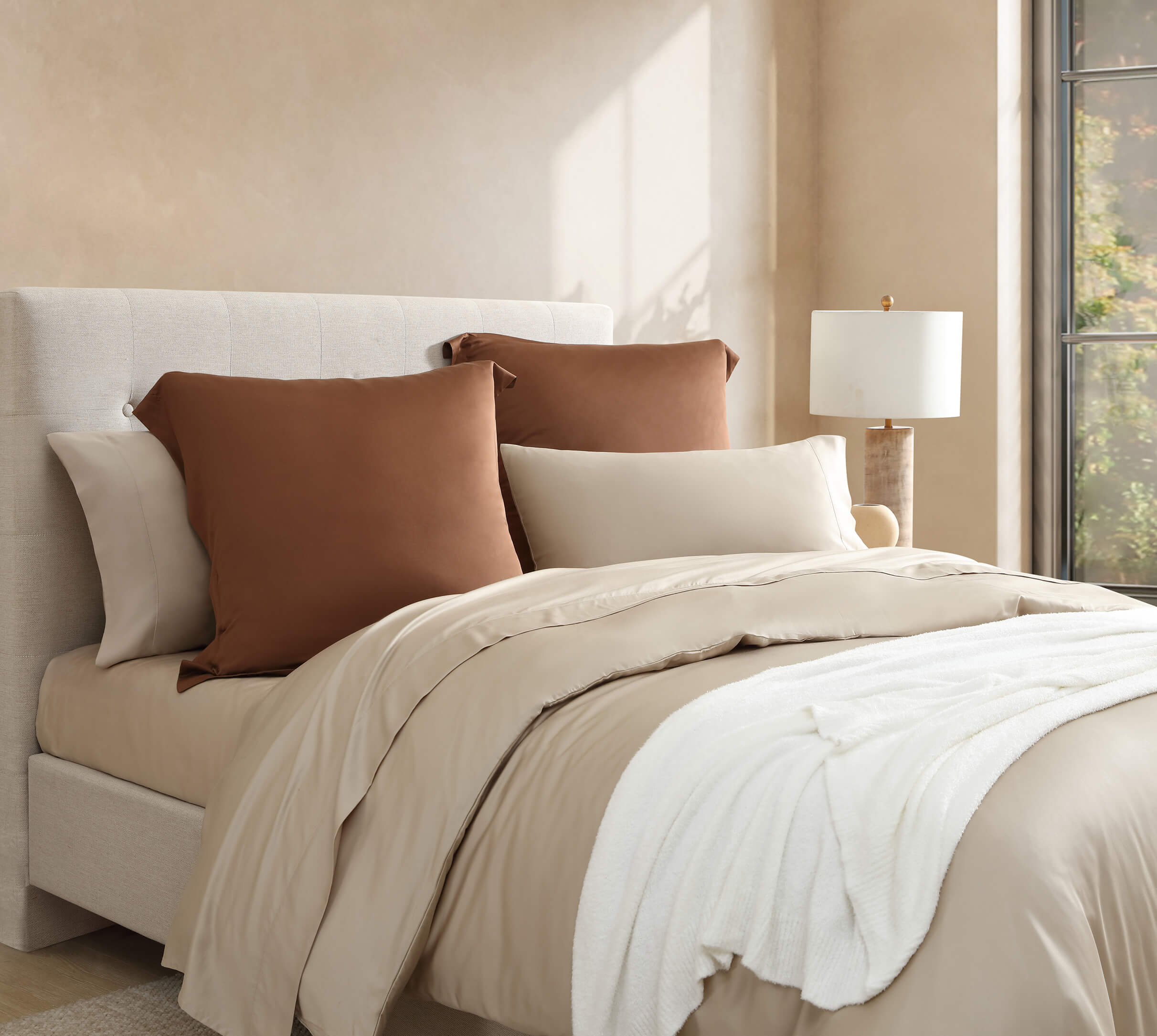 Natural Premium Bamboo Euro Sham 16 Natural Premium Bamboo Euro Sham