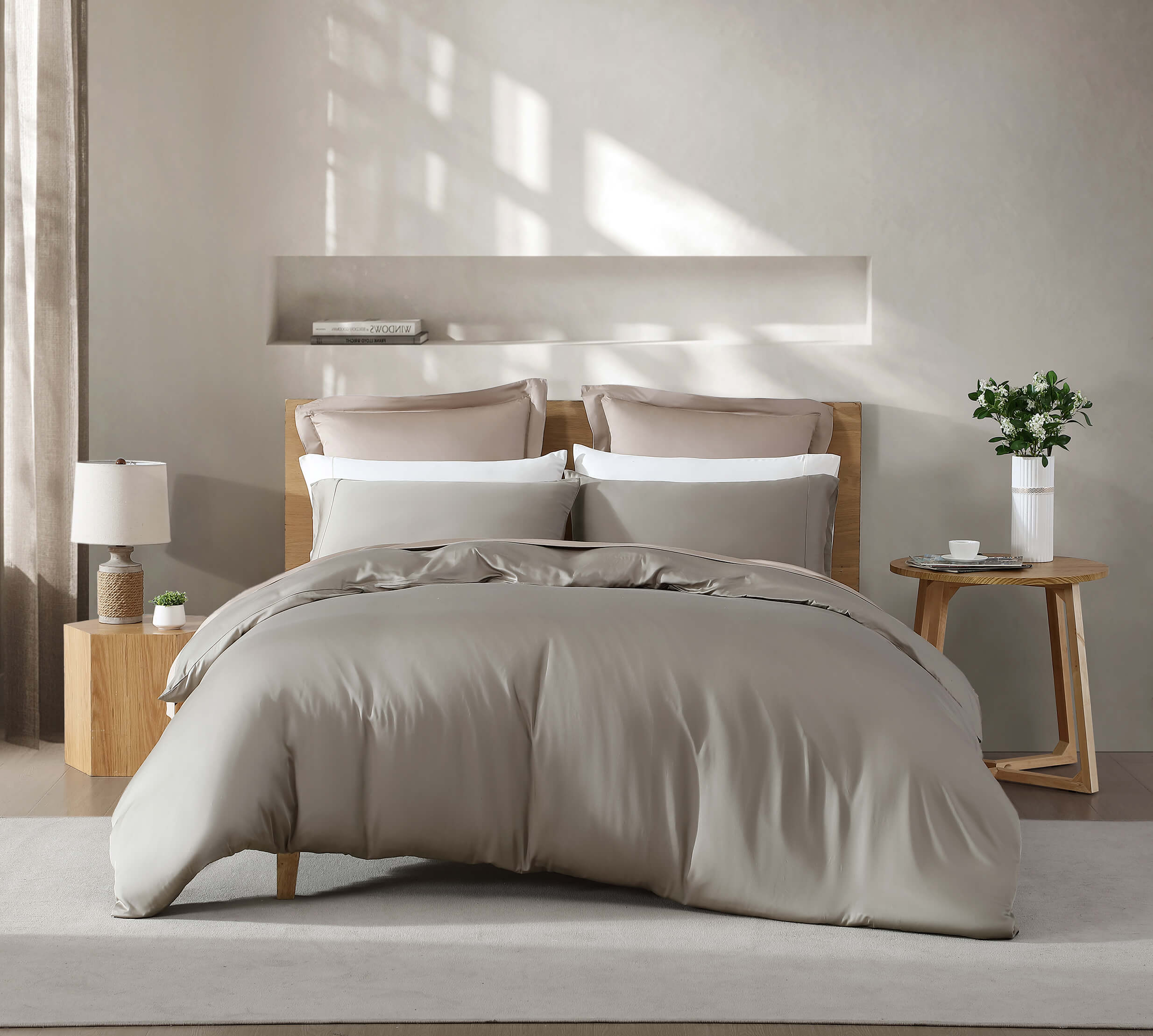 Natural Premium Bamboo Euro Sham 4 Natural Premium Bamboo Euro Sham