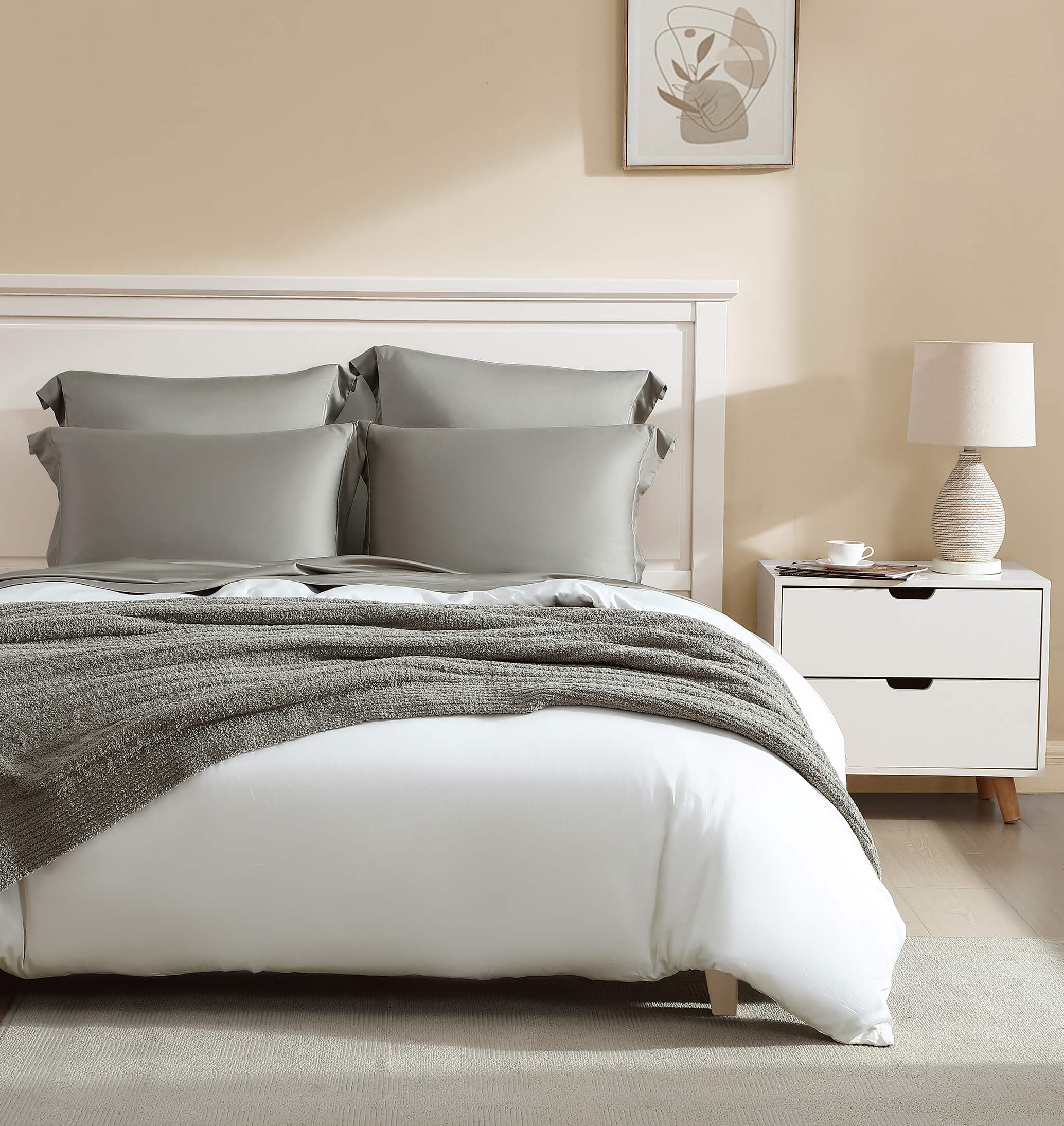 Natural Premium Bamboo Euro Sham 8 Natural Premium Bamboo Euro Sham