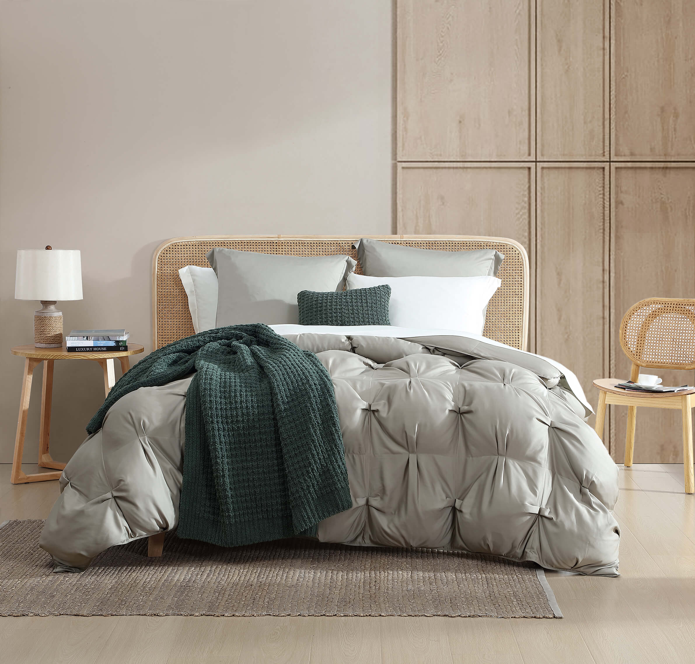 Natural Premium Bamboo Sham Set 27 Natural Premium Bamboo Sham Set