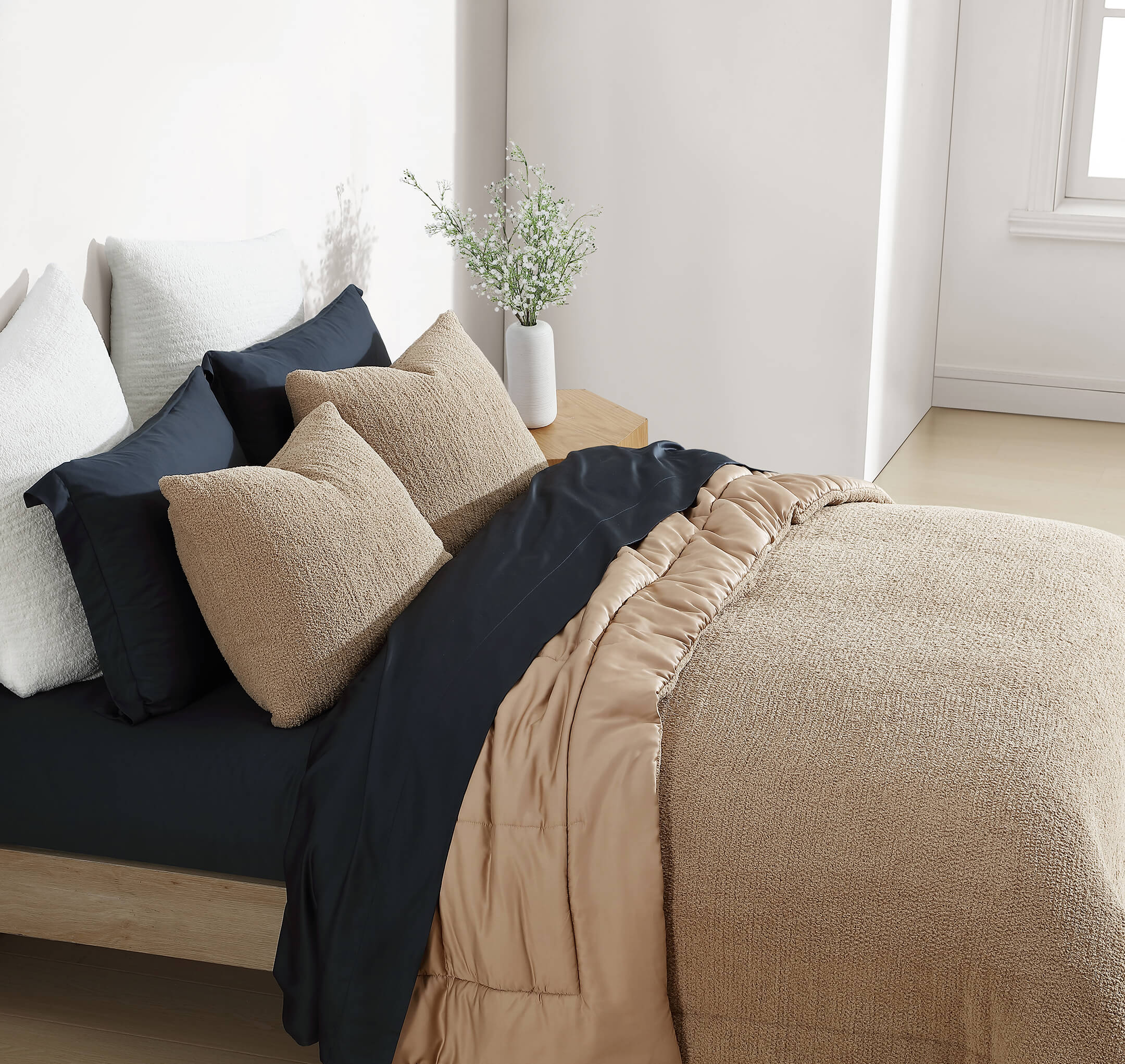 Natural Premium Bamboo Sham Set 42 Natural Premium Bamboo Sham Set