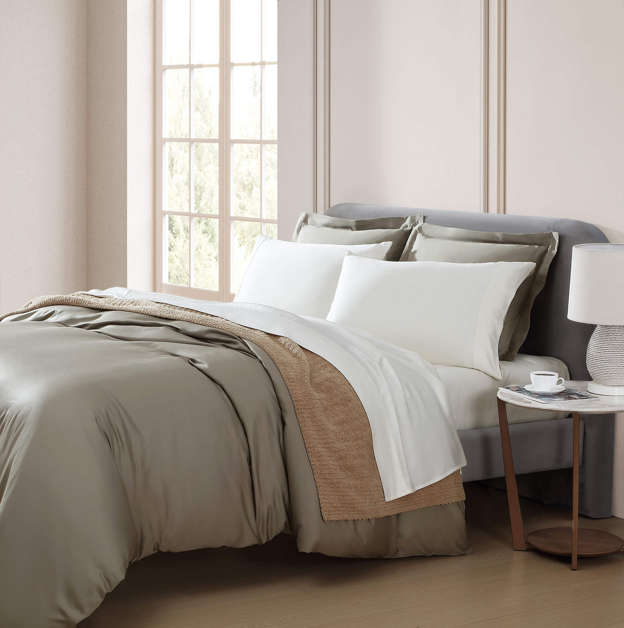Natural Premium Bamboo Sham Set 45 Natural Premium Bamboo Sham Set