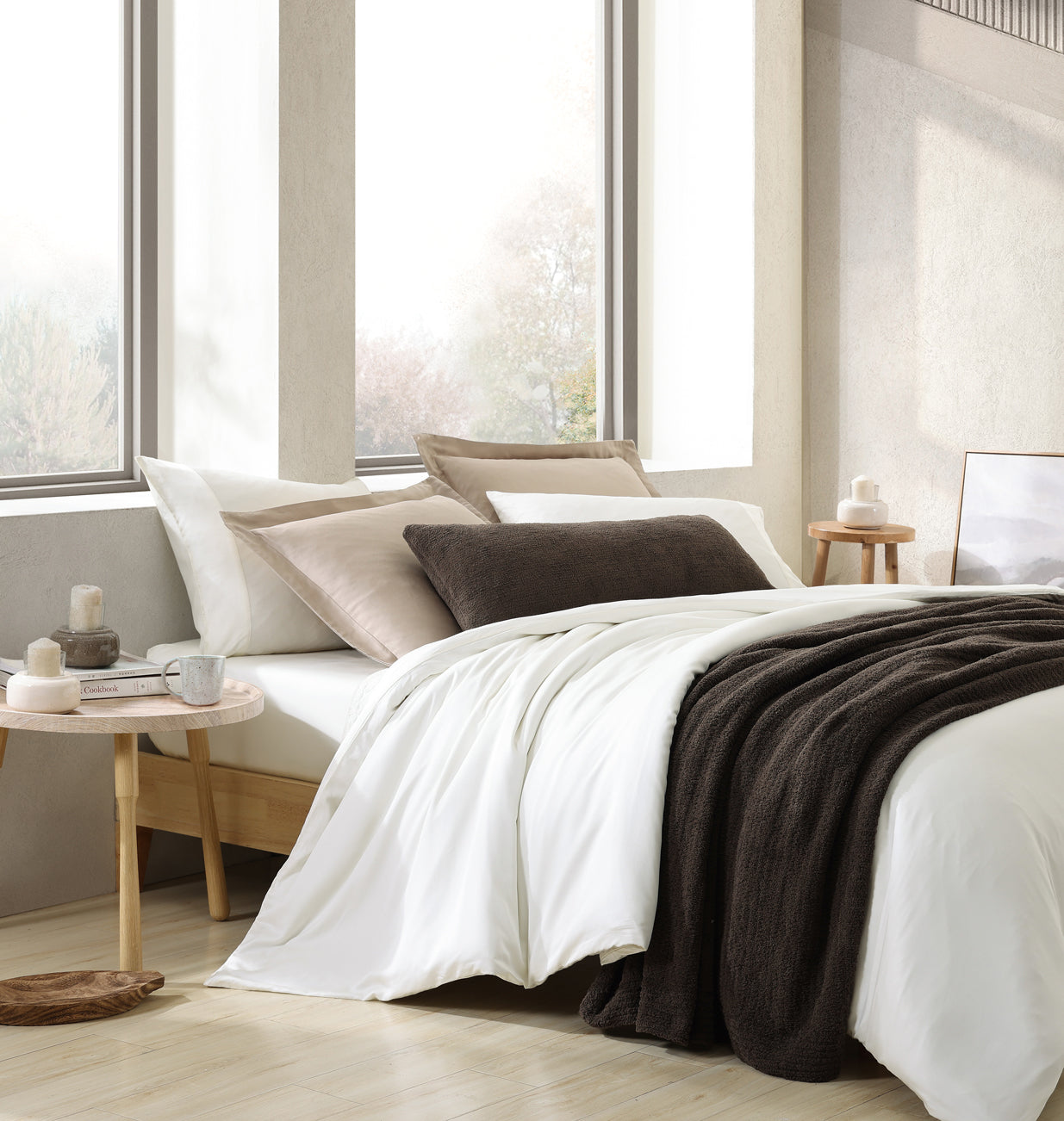 Natural Premium Bamboo Sham Set 7 Natural Premium Bamboo Sham Set