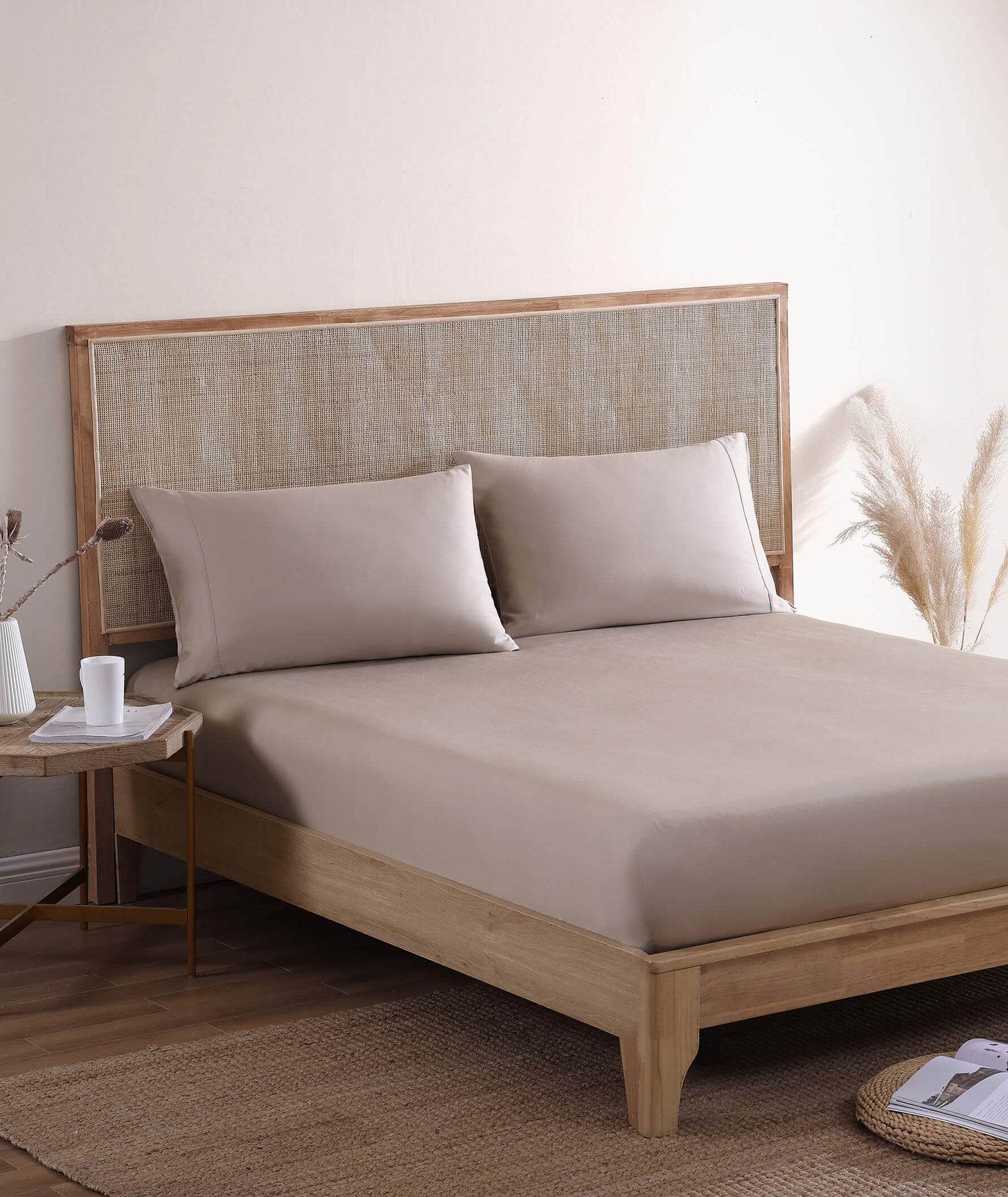 Natural Premium Bamboo Fitted Sheet 13 Natural Premium Bamboo Fitted Sheet
