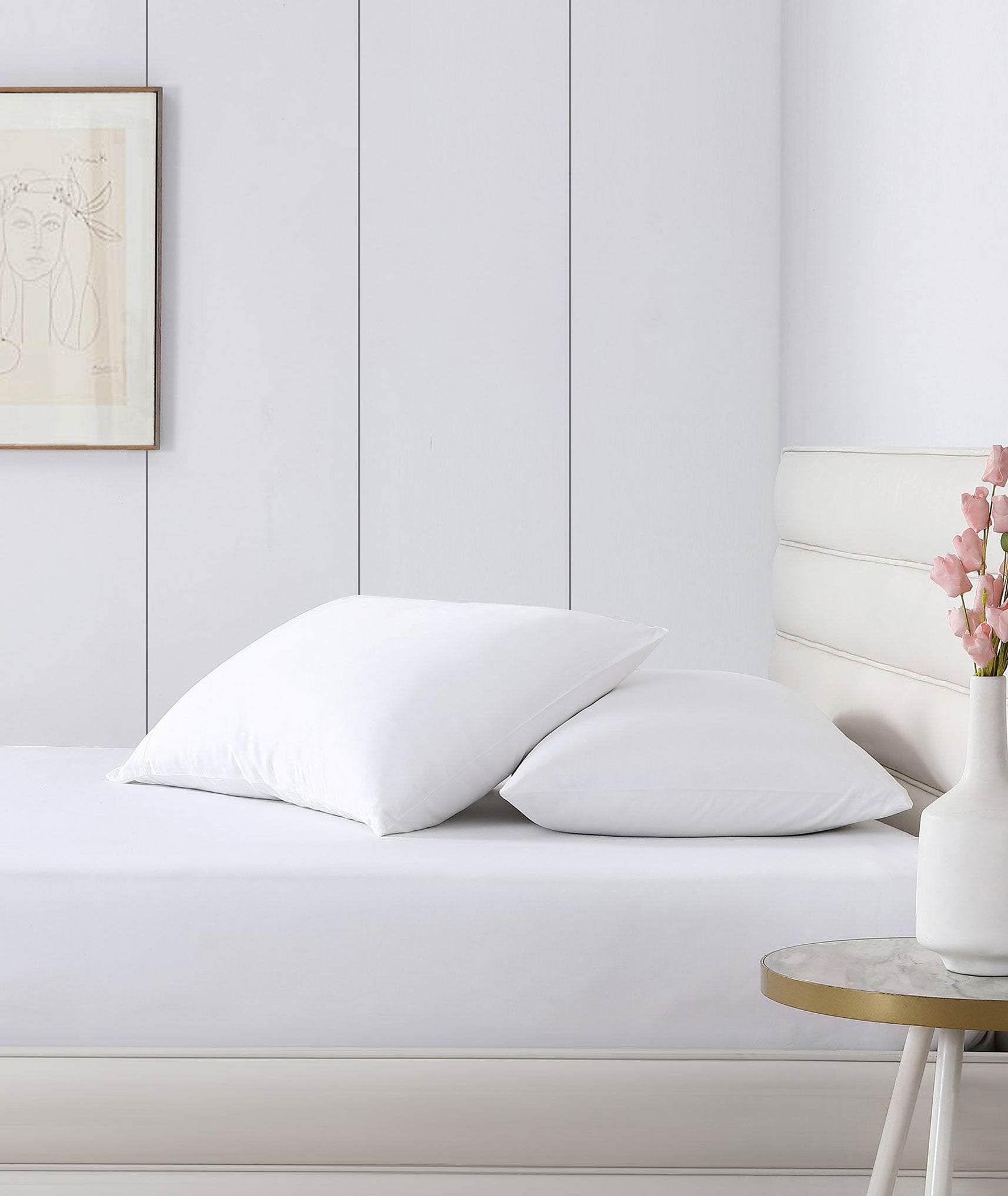 Natural Premium Bamboo Fitted Sheet 4 Natural Premium Bamboo Fitted Sheet