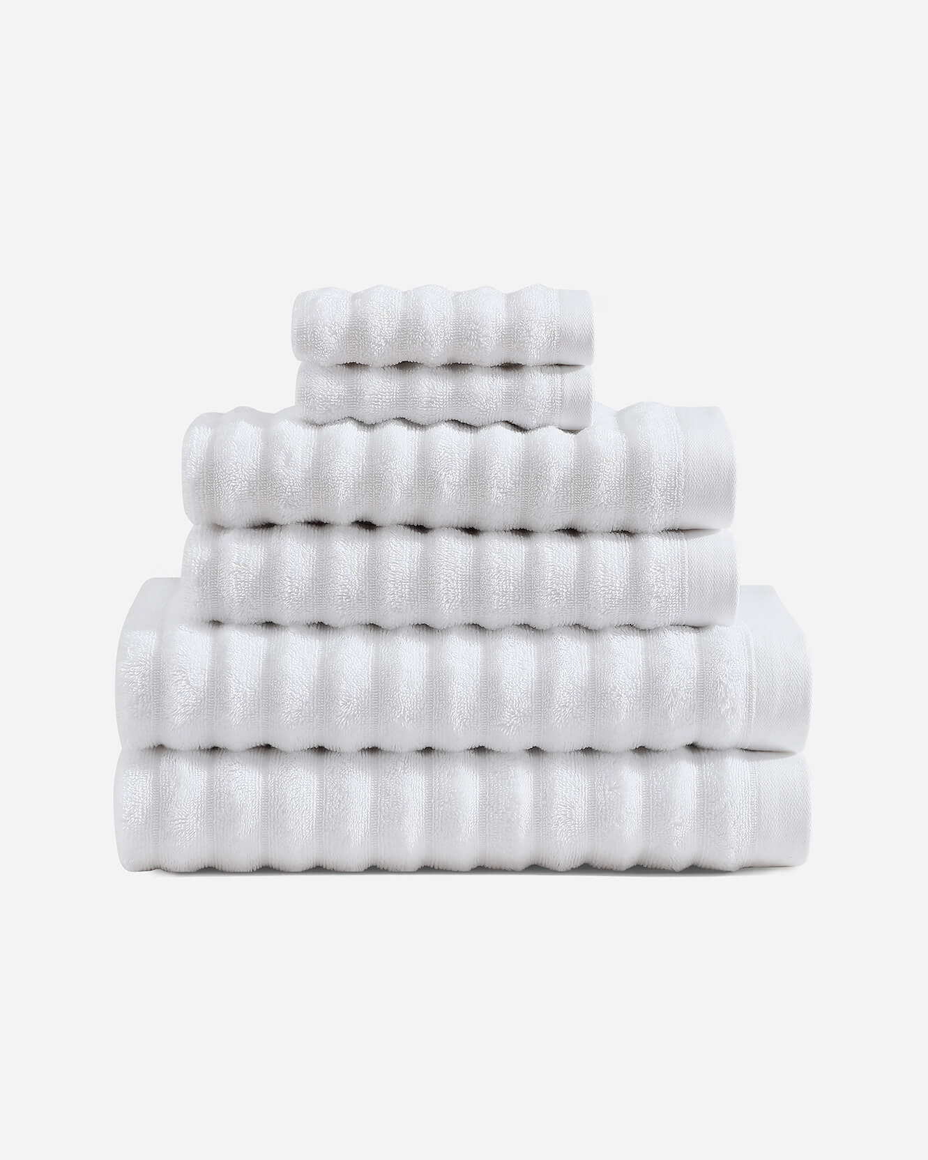 Turkish Cotton Rib Towel Set