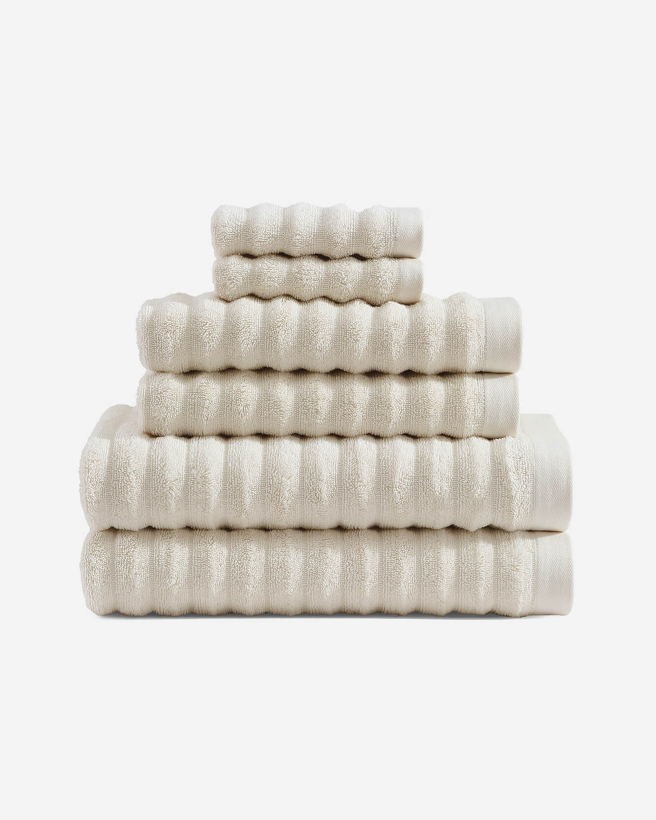 Turkish Cotton Rib Towel Set 11 Turkish Cotton Rib Towel Set