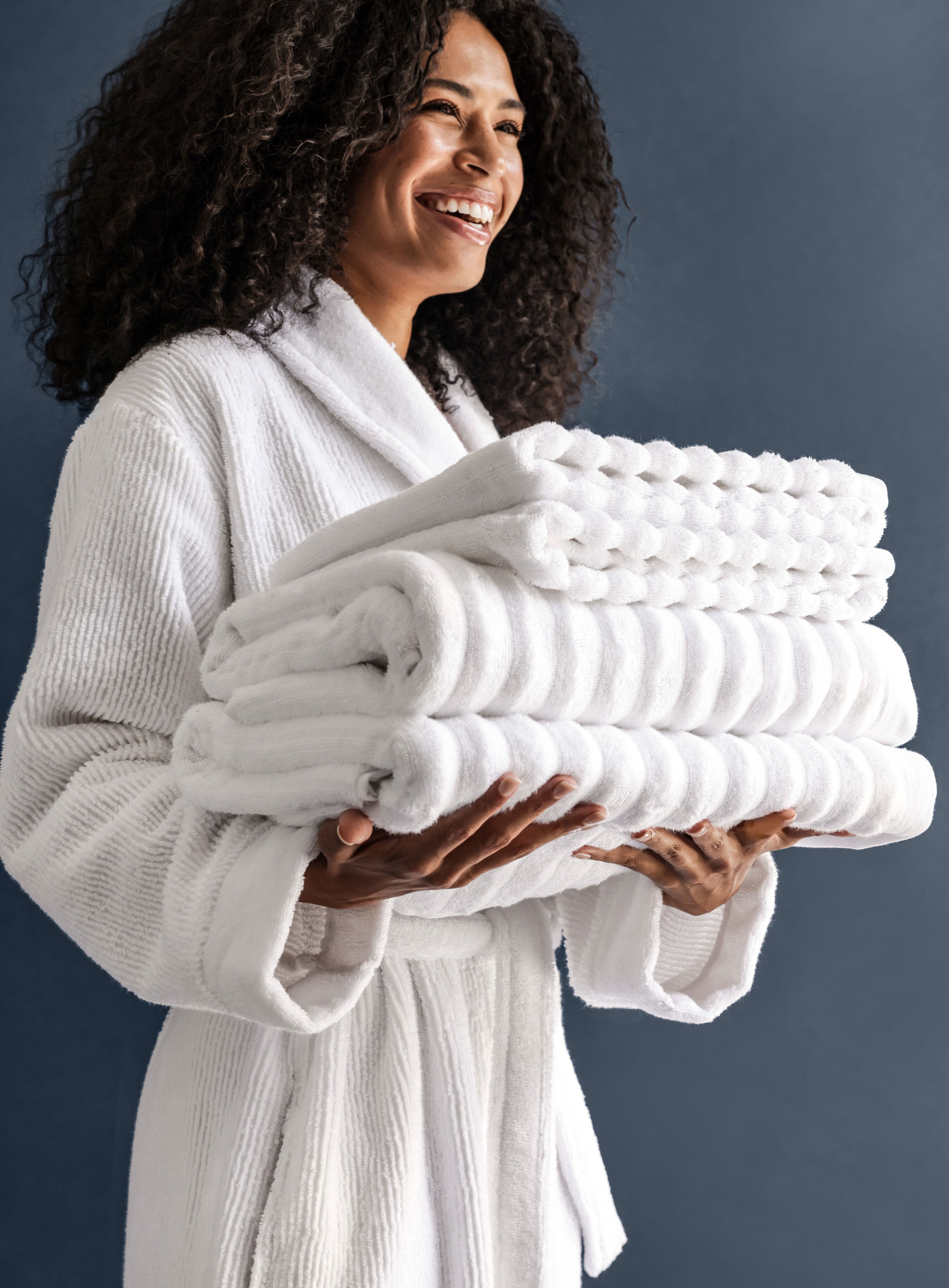Turkish Cotton Rib Towel Set 6 Turkish Cotton Rib Towel Set
